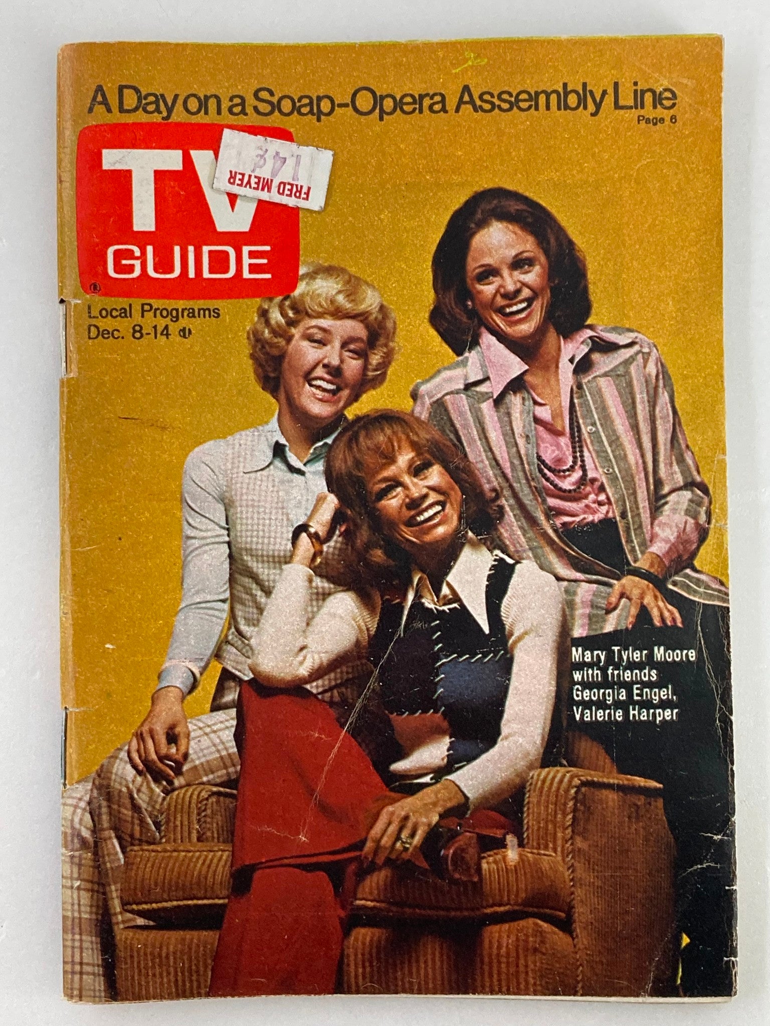 TV Guide Magazine December 8 1973 #1080 Georgia Engel Portland Edition No Label