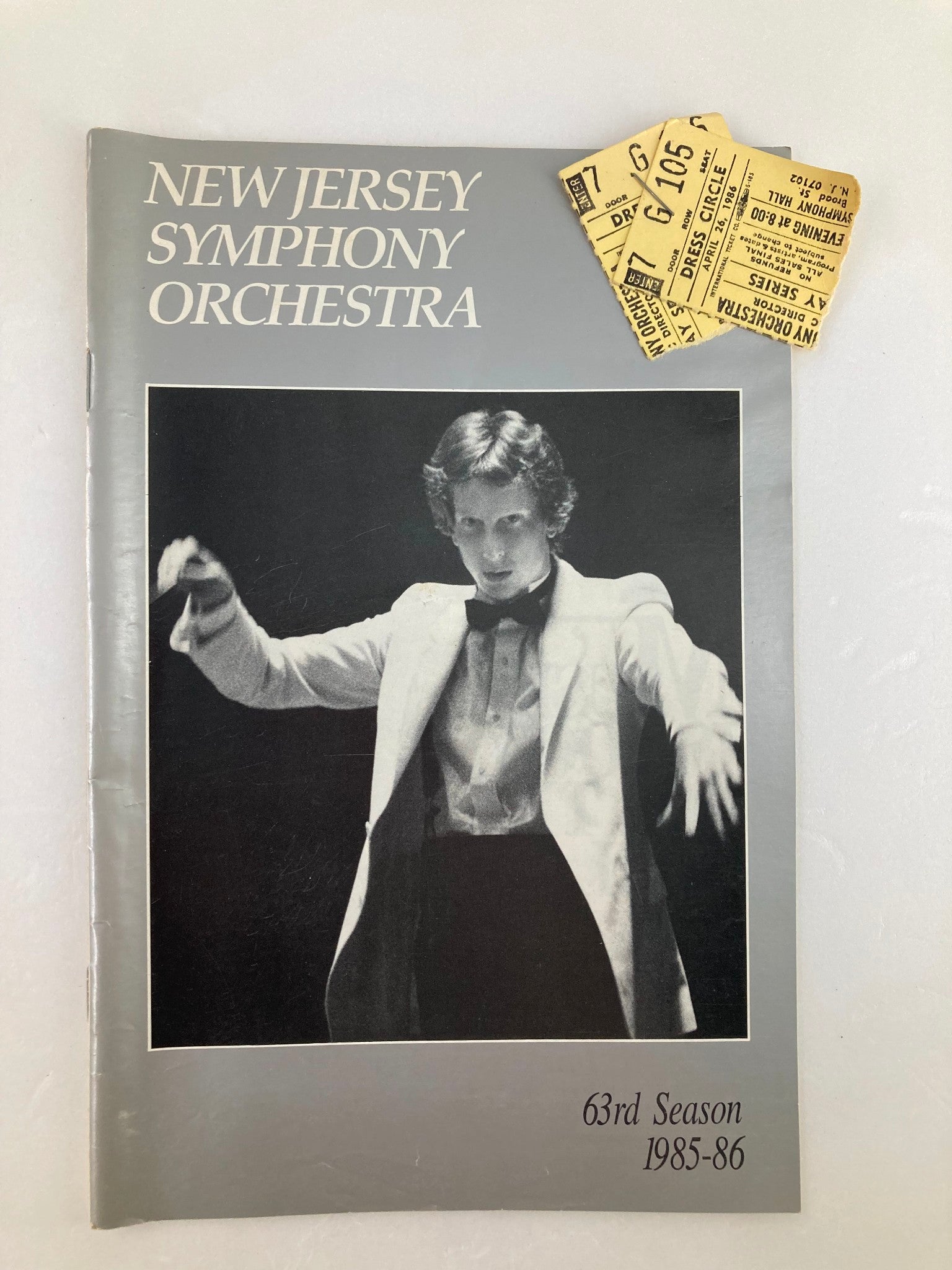 1985 New Jersey Symphony Orchestra Program The Beethoven Spectacular