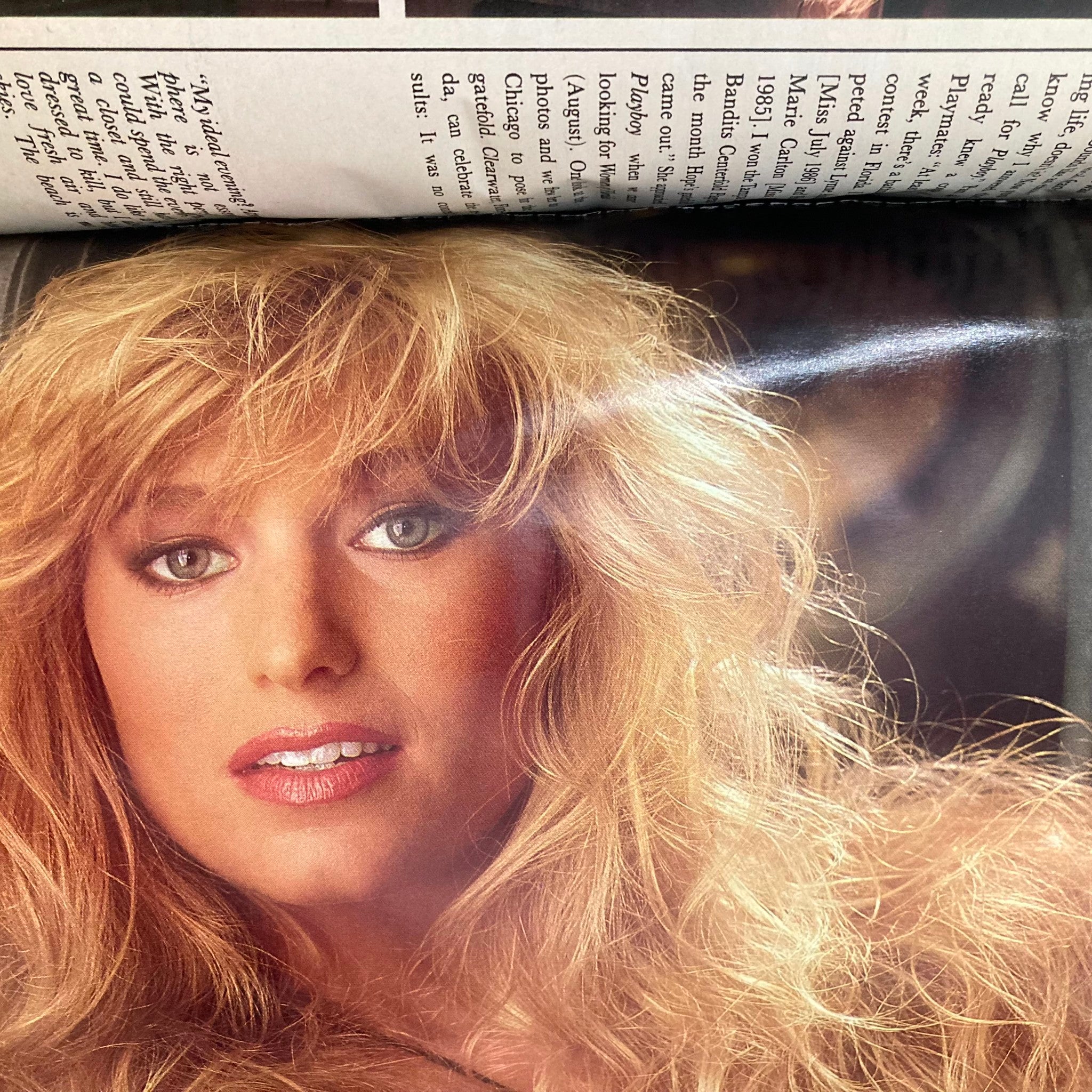 VTG Playboy Magazine November 1987 Jessica Hahn VG w Centerfold No Label