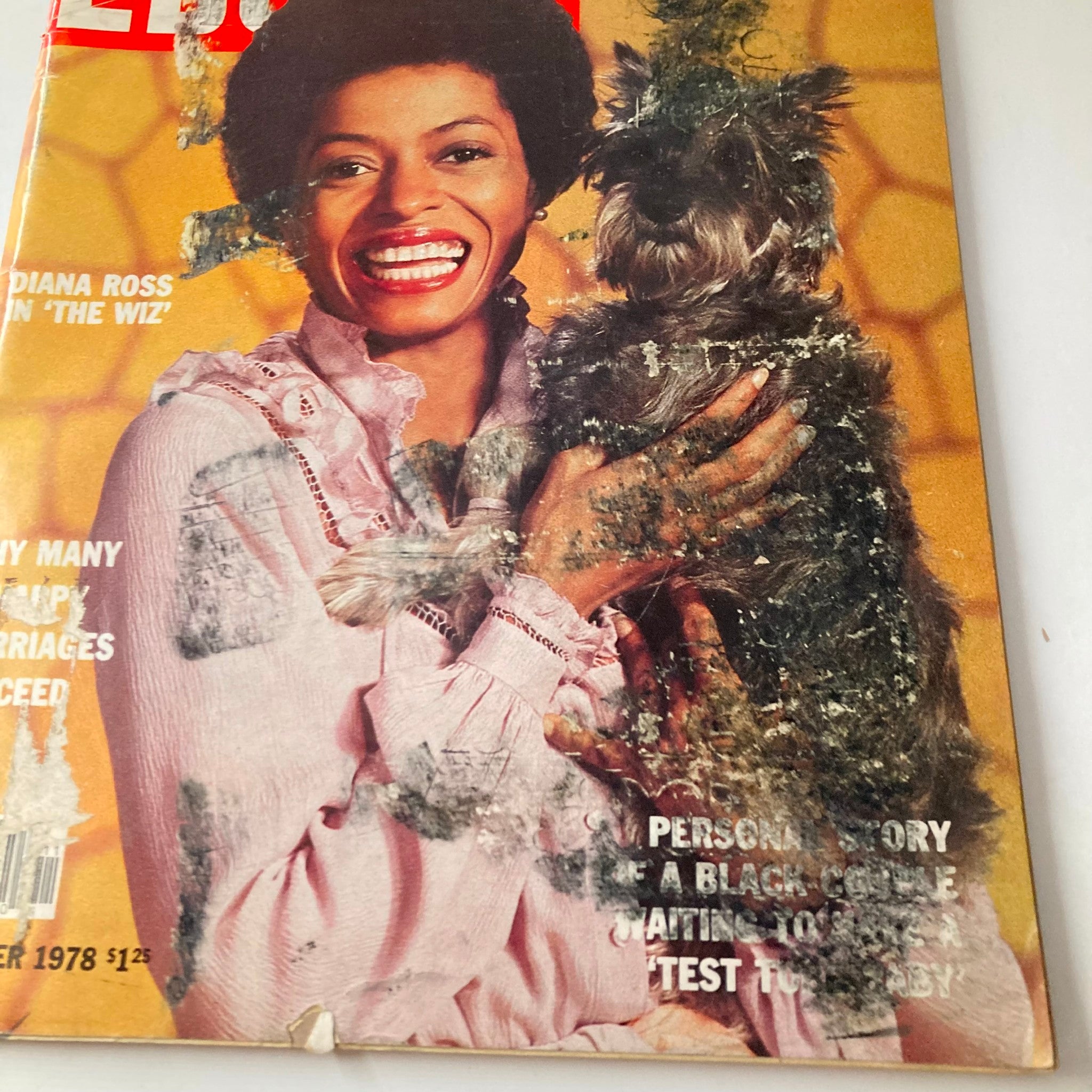 VTG Ebony Magazine November 1978 Diana Ross The Wiz GD Interior