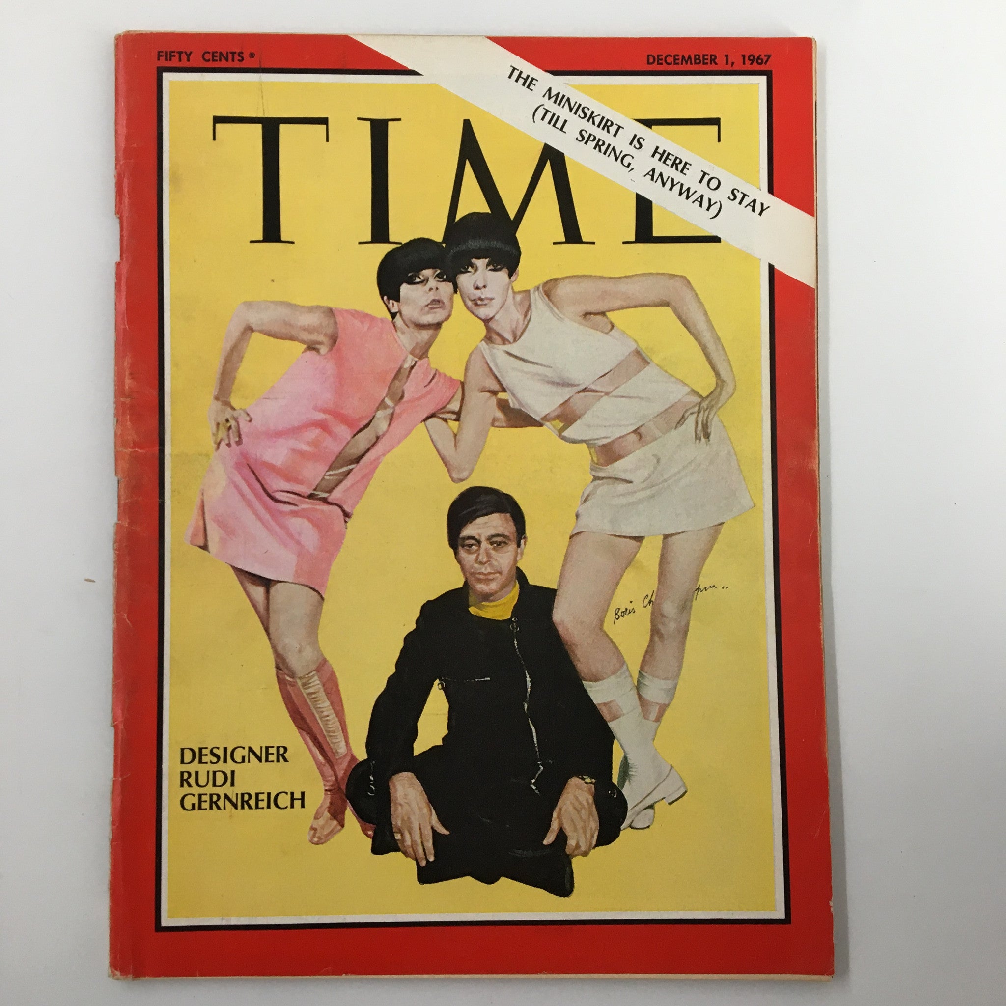 VTG Time Magazine December 1 1967 Vol. 90 No. 22 Designer Rudi Gerneich No Label