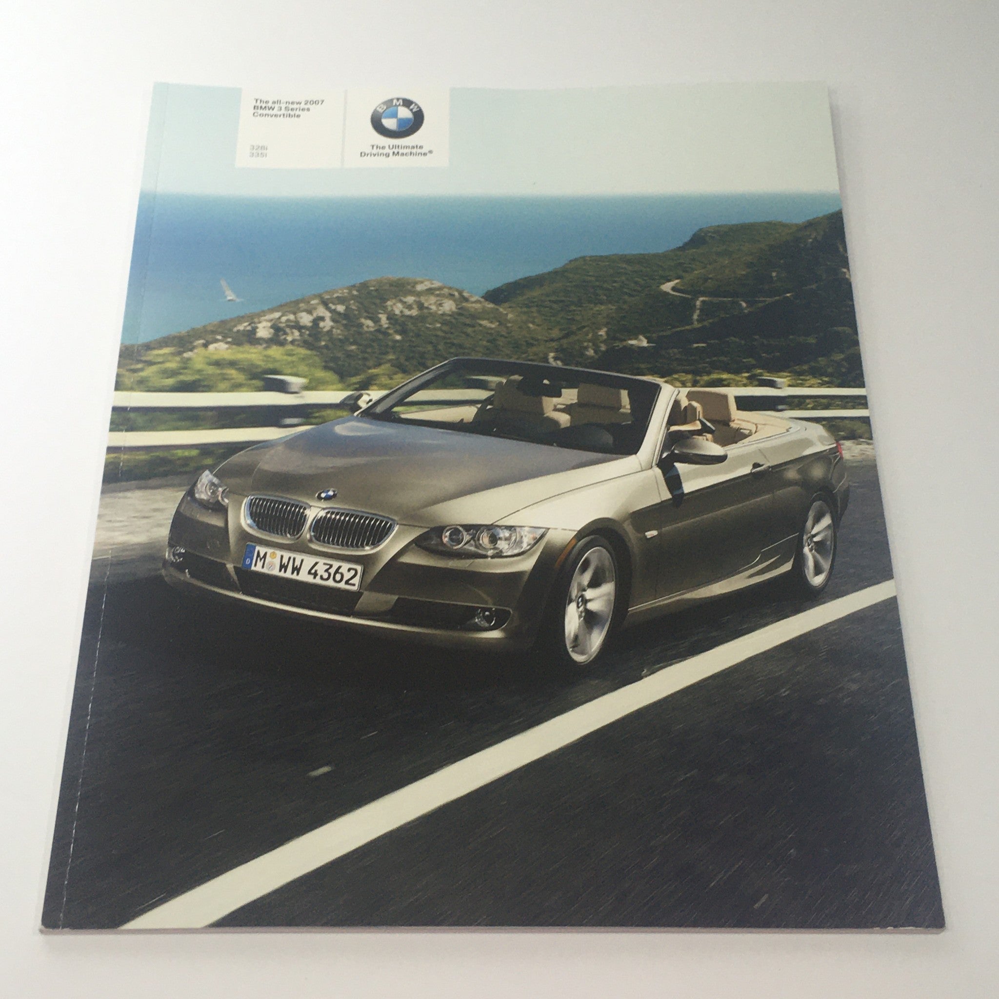 2007 BMW 3 Series Convertible 325i 335i Dealership Car Auto Brochure Catalog