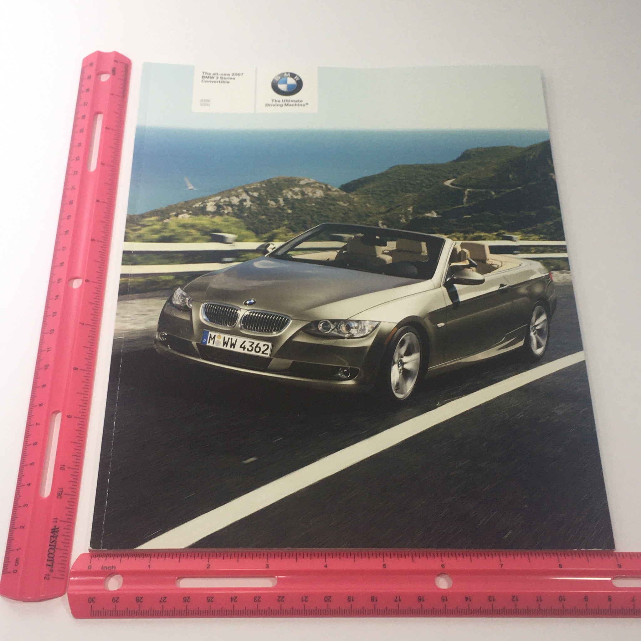 2007 BMW 3 Series Convertible 325i 335i Dealership Car Auto Brochure Catalog