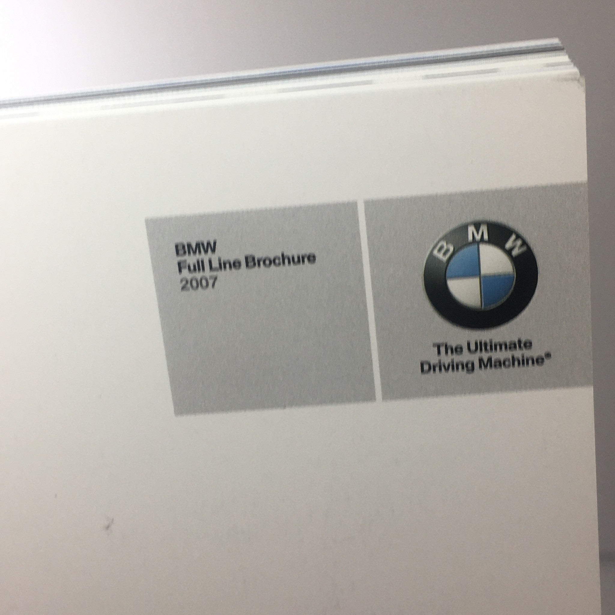 2007 BMW Full Line Alpina B7 Dealership Car Auto Brochure Catalog