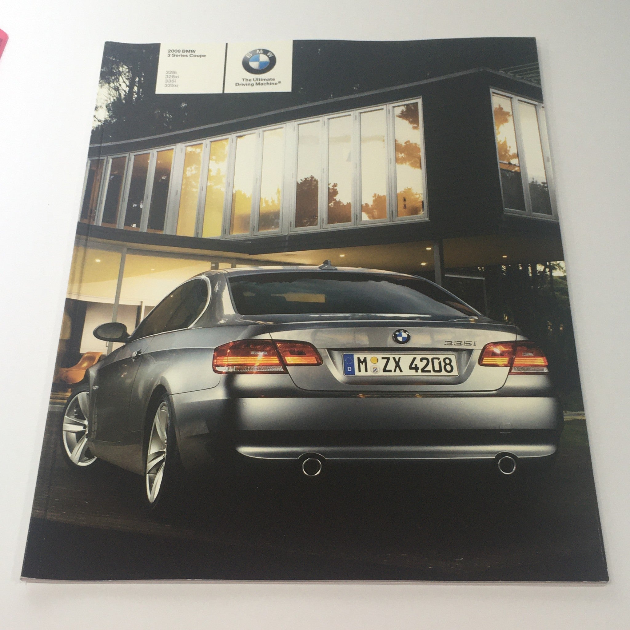 2008 BMW 3 Series Coupe 328i 328xi 335i Dealership Car Auto Brochure Catalog