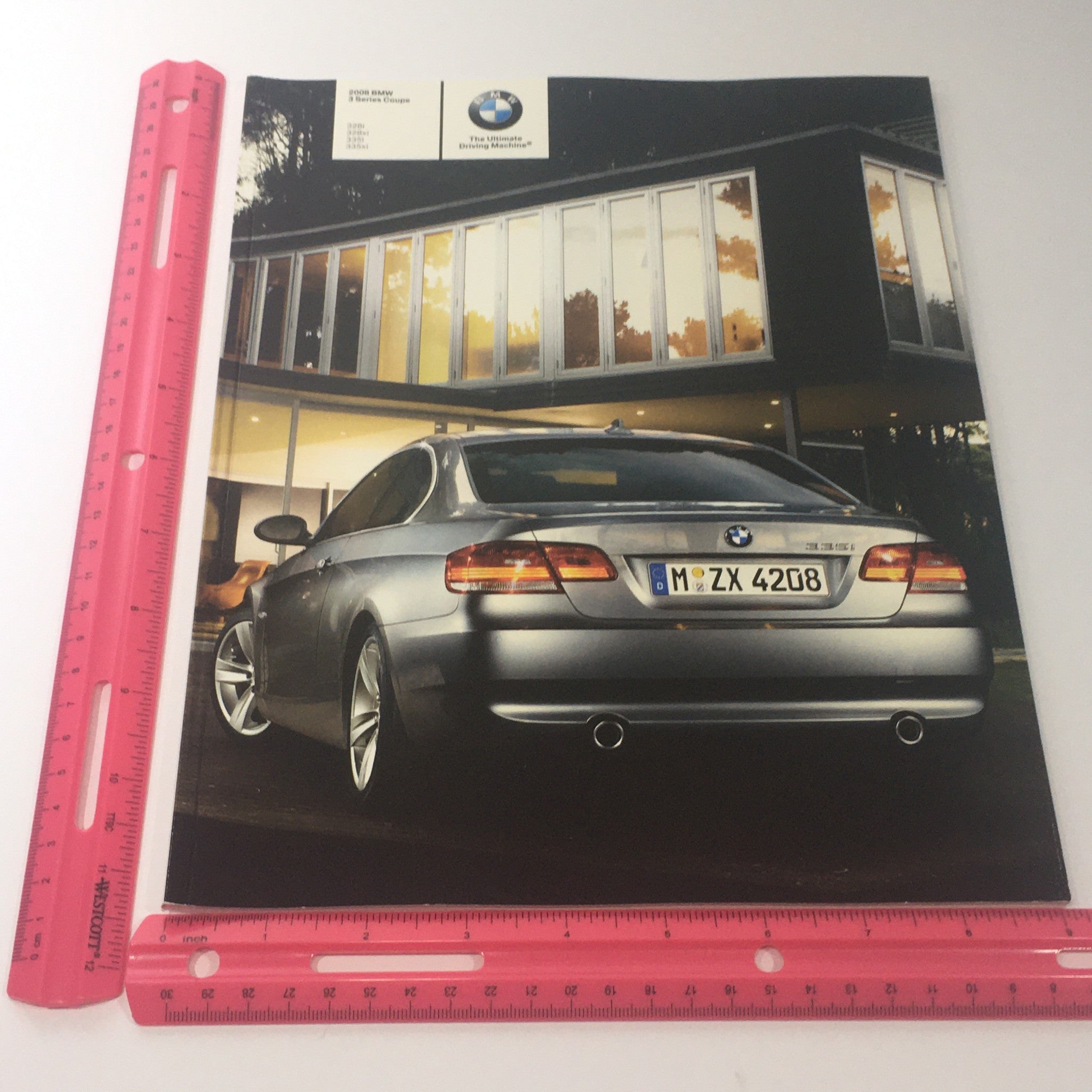 2008 BMW 3 Series Coupe 328i 328xi 335i Dealership Car Auto Brochure Catalog