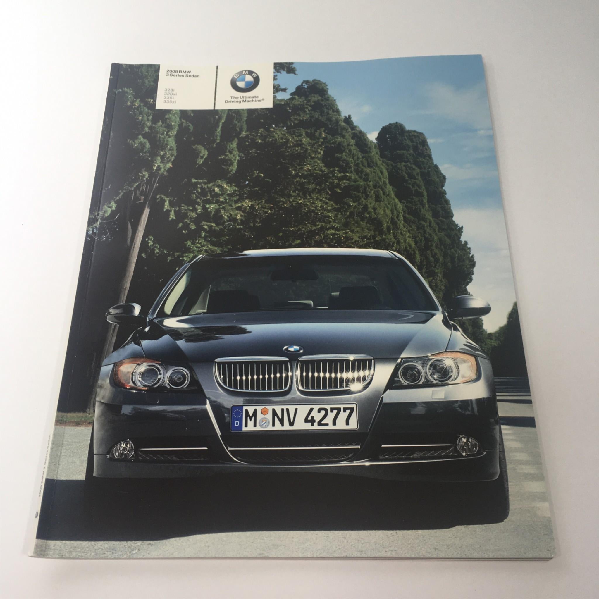 2008 BMW 3 Series Sedan 335i 335xi Dealership Car Auto Brochure Catalog