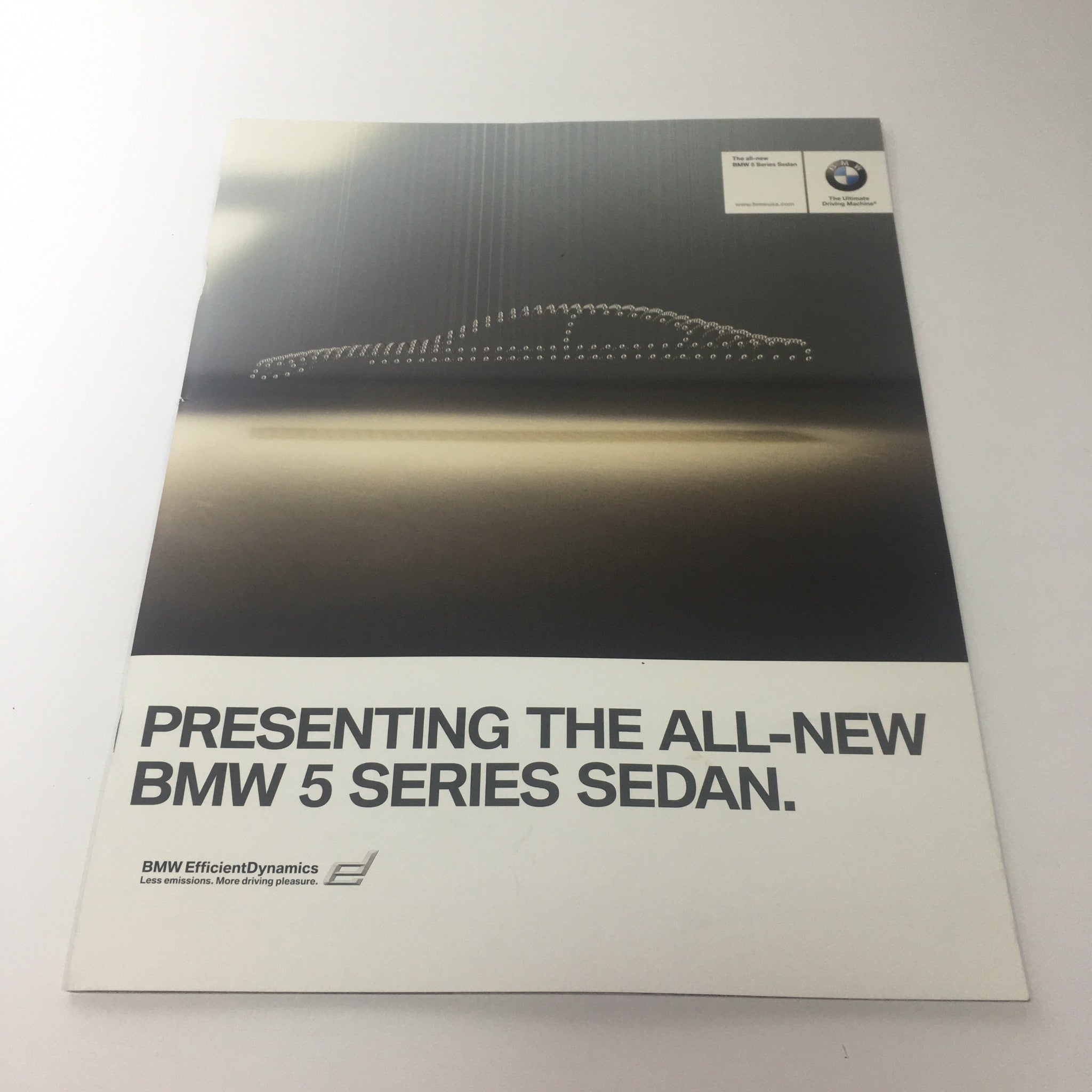 2008 BMW 5 Series Sedan Efficient Dynamics Dealership Car Auto Brochure Catalog