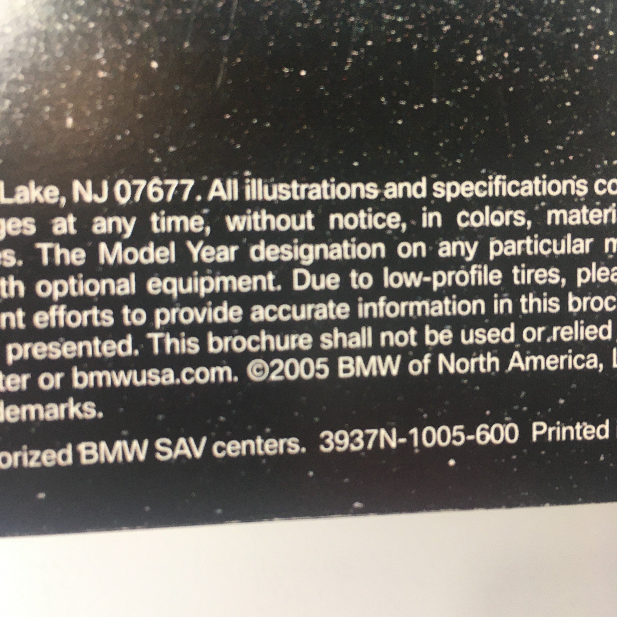 2005 BMW X5 4.8is X3 650i Series Dealership Car Auto Brochure Catalog