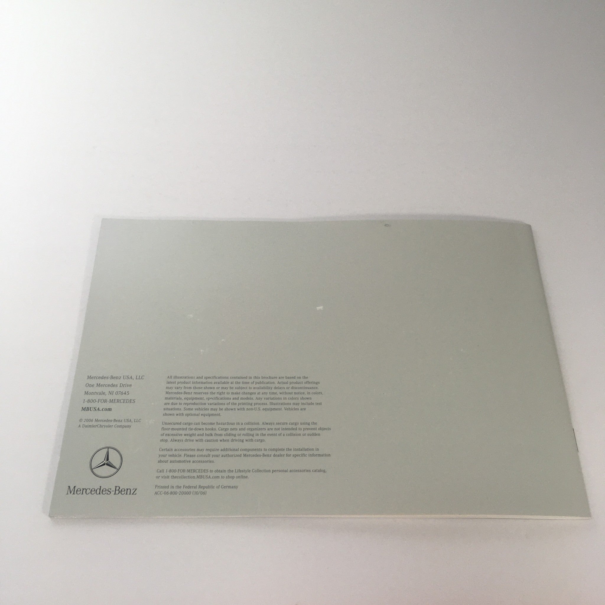 2006 Mercedes-Benz Genuine Accessories CLK-Class Dealership Brochure Catalog