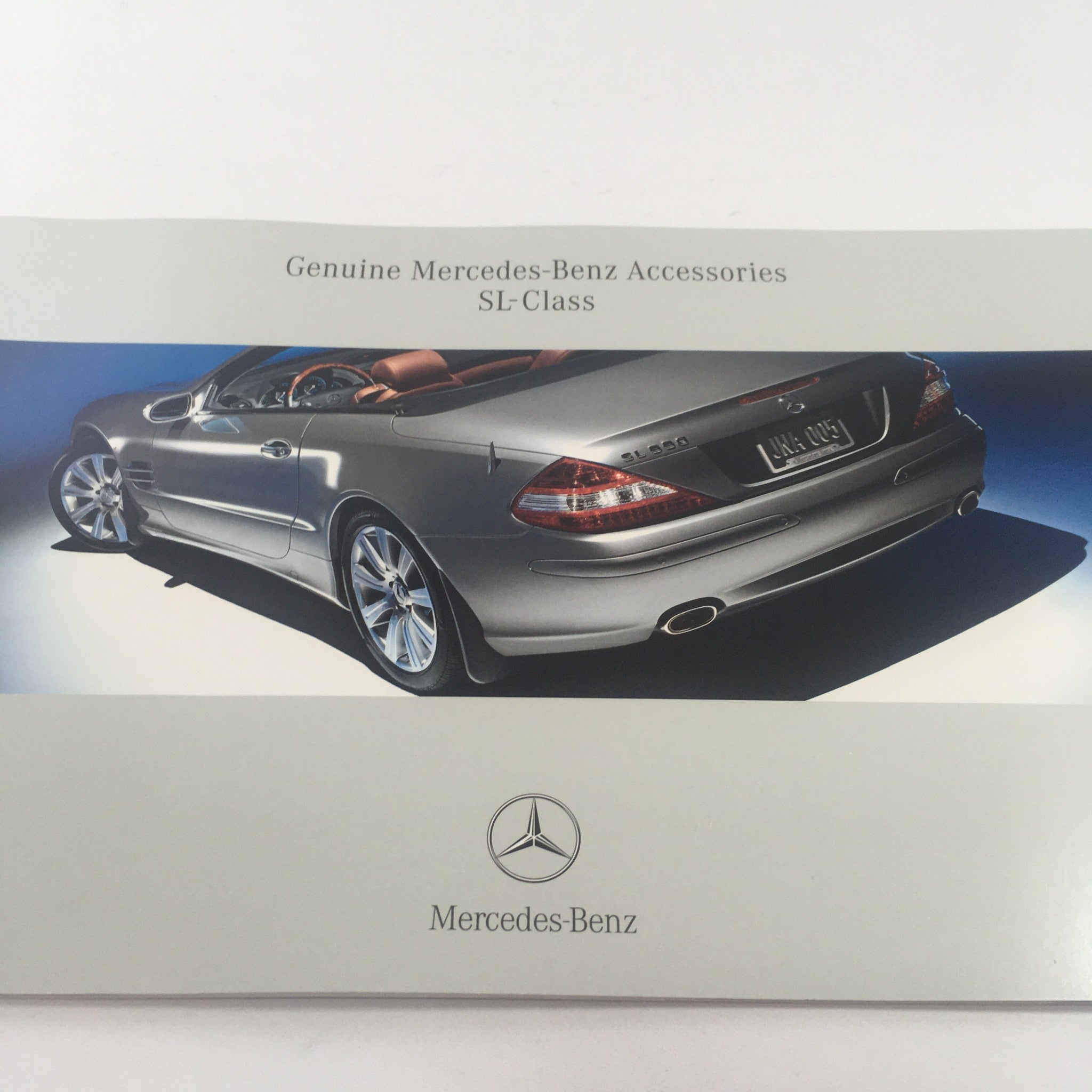 2006 Mercedes-Benz SL-Class Accessories Dealership Car Auto Brochure Catalog cover showcasing a sleek silver SL-Class car.