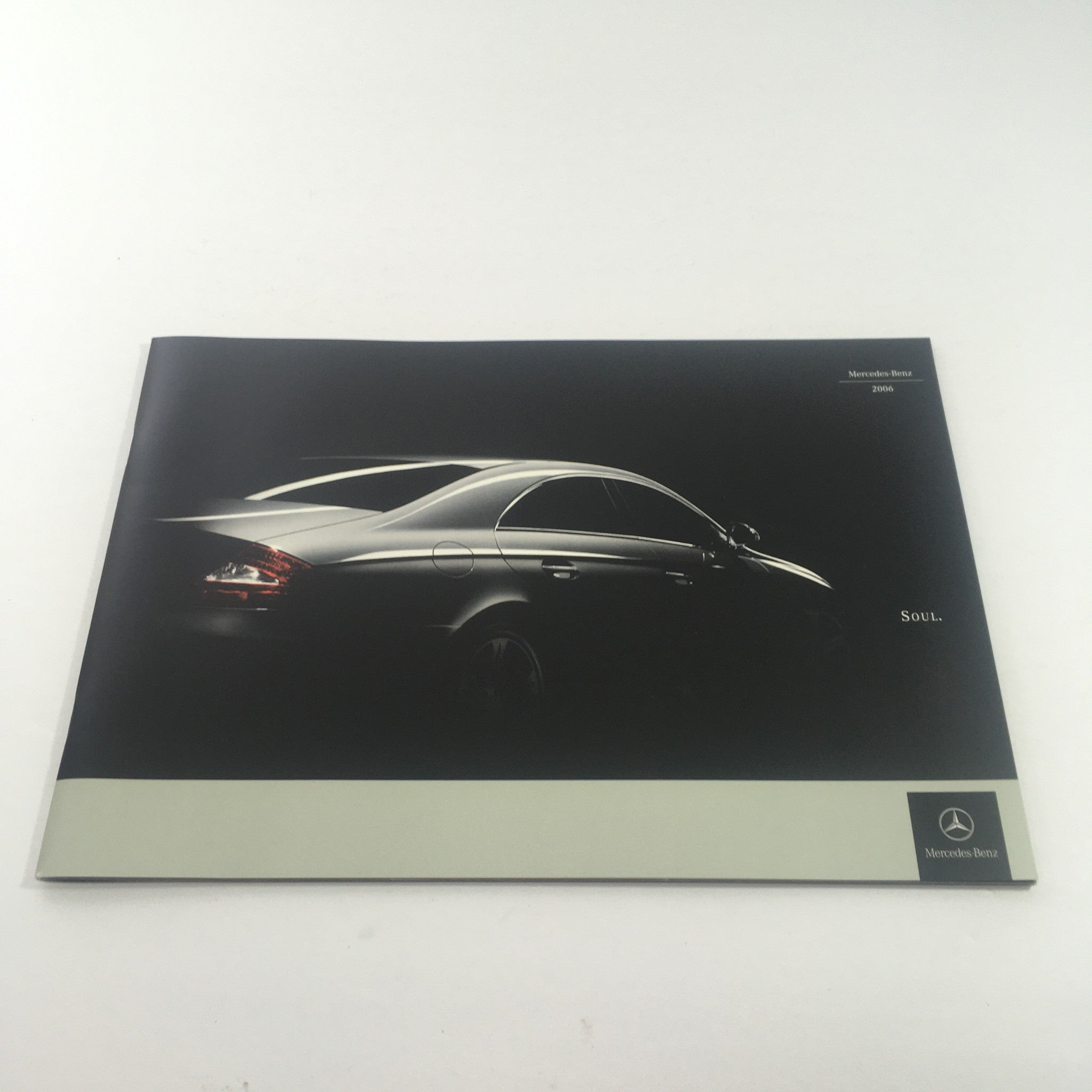 2006 Mercedes-Benz Soul S-500 Sedan Dealership Car Auto Brochure Catalog featuring the sleek profile of the vehicle on the cover.
