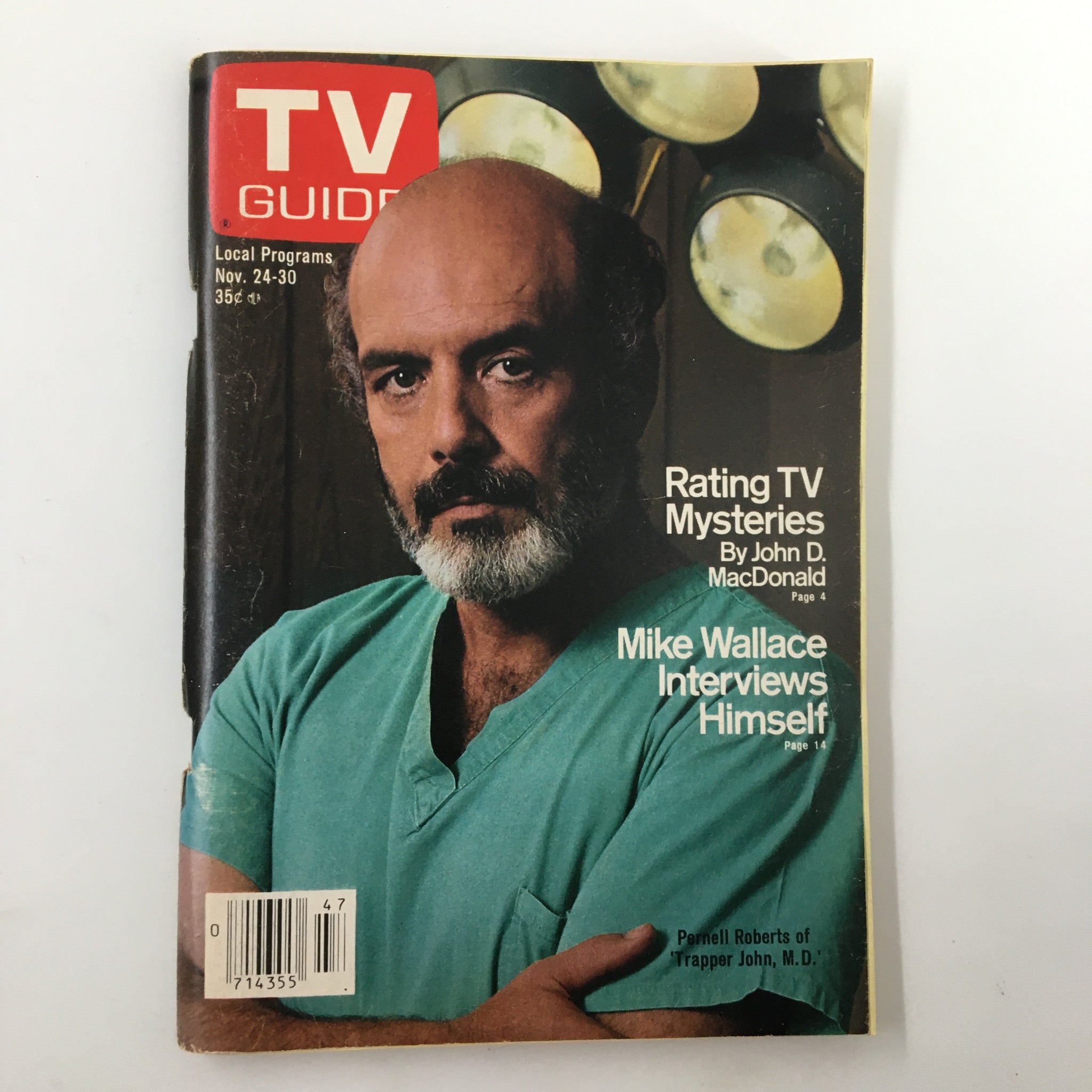 TV Guide Magazine November 24 1979 Pernell Roberts Washington-Baltimore Edition