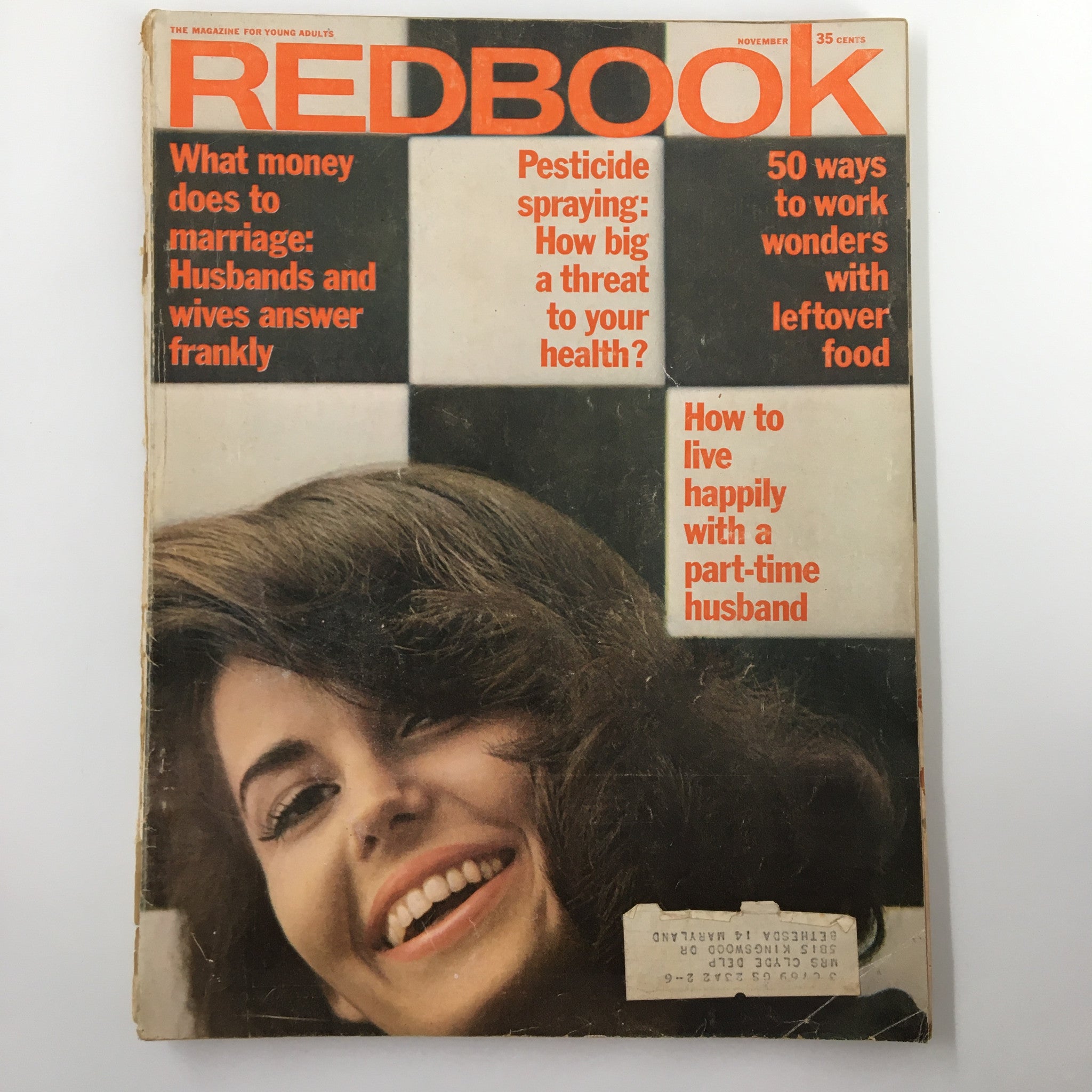 VTG Redbook Magazine November 1962 Husbands and Wives Answer Frankly