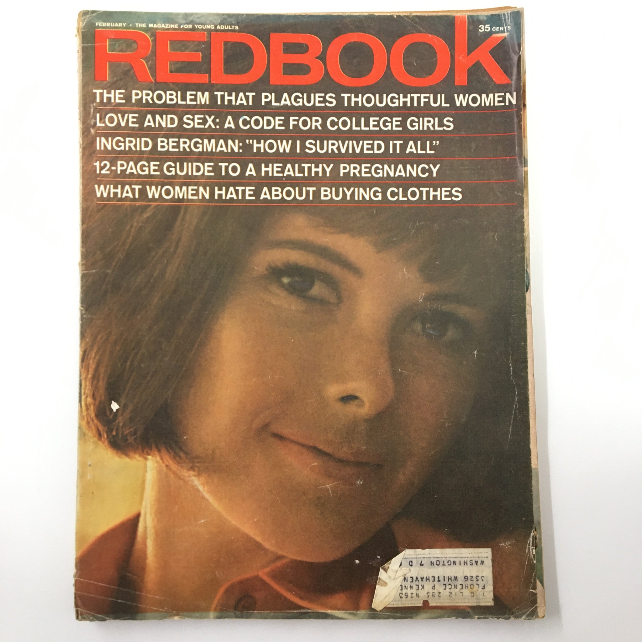 VTG Redbook Magazine February 1964 The Eye of the Beholder & Roses for Dinner