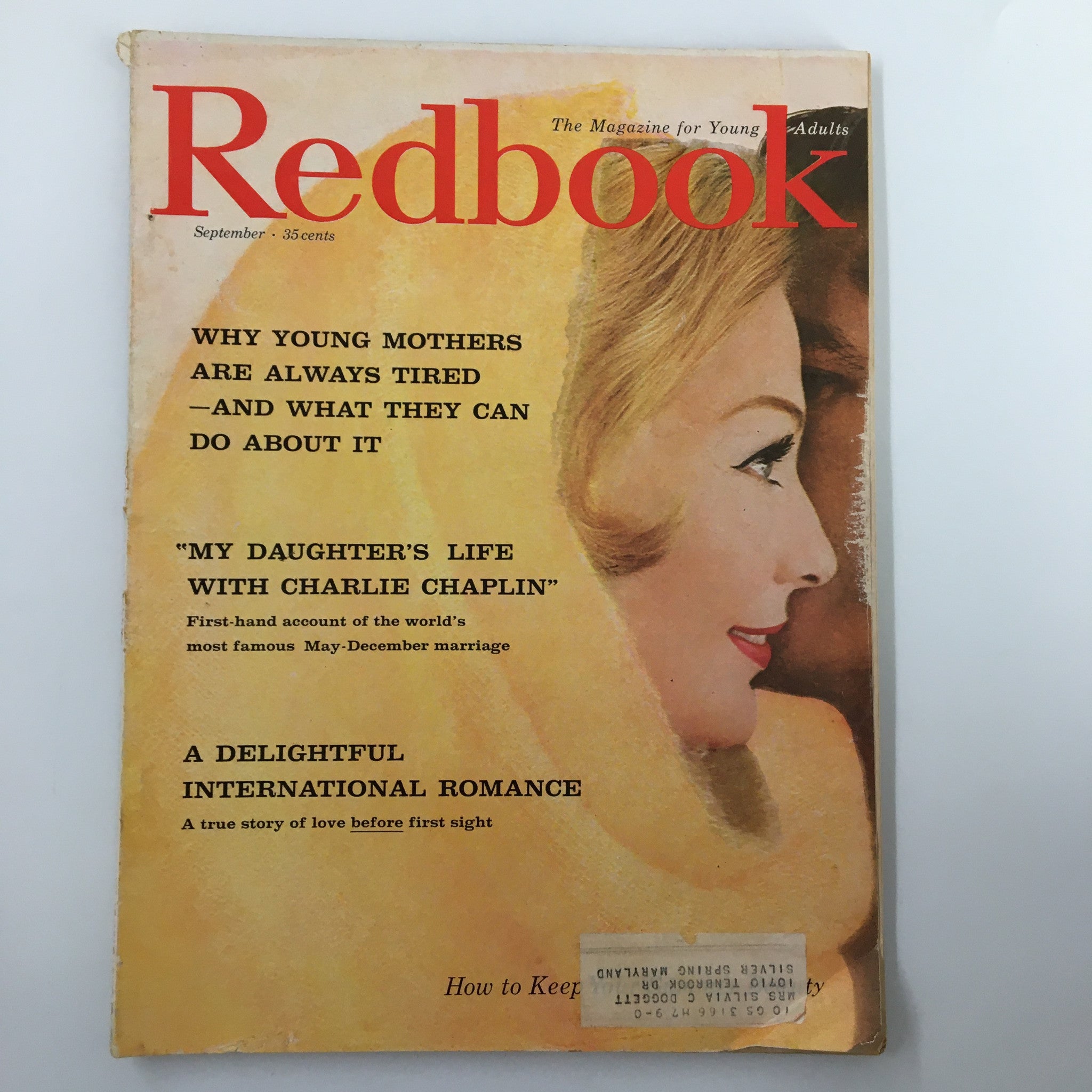 VTG Redbook Magazine September 1959 My Daughter's Life with Charlie Chaplin