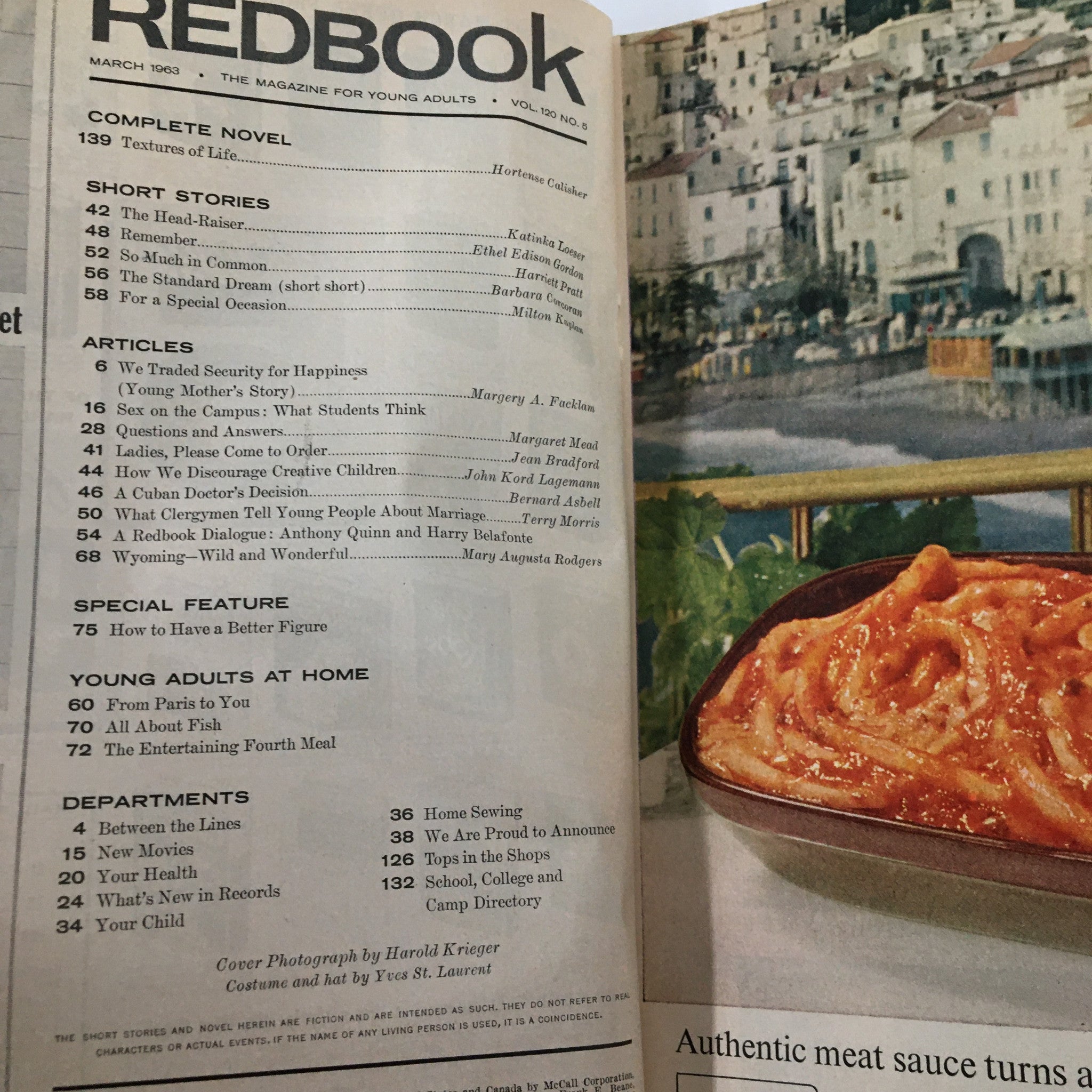 VTG Redbook Magazine March 1963 How To Have A Better Future & All About Fish