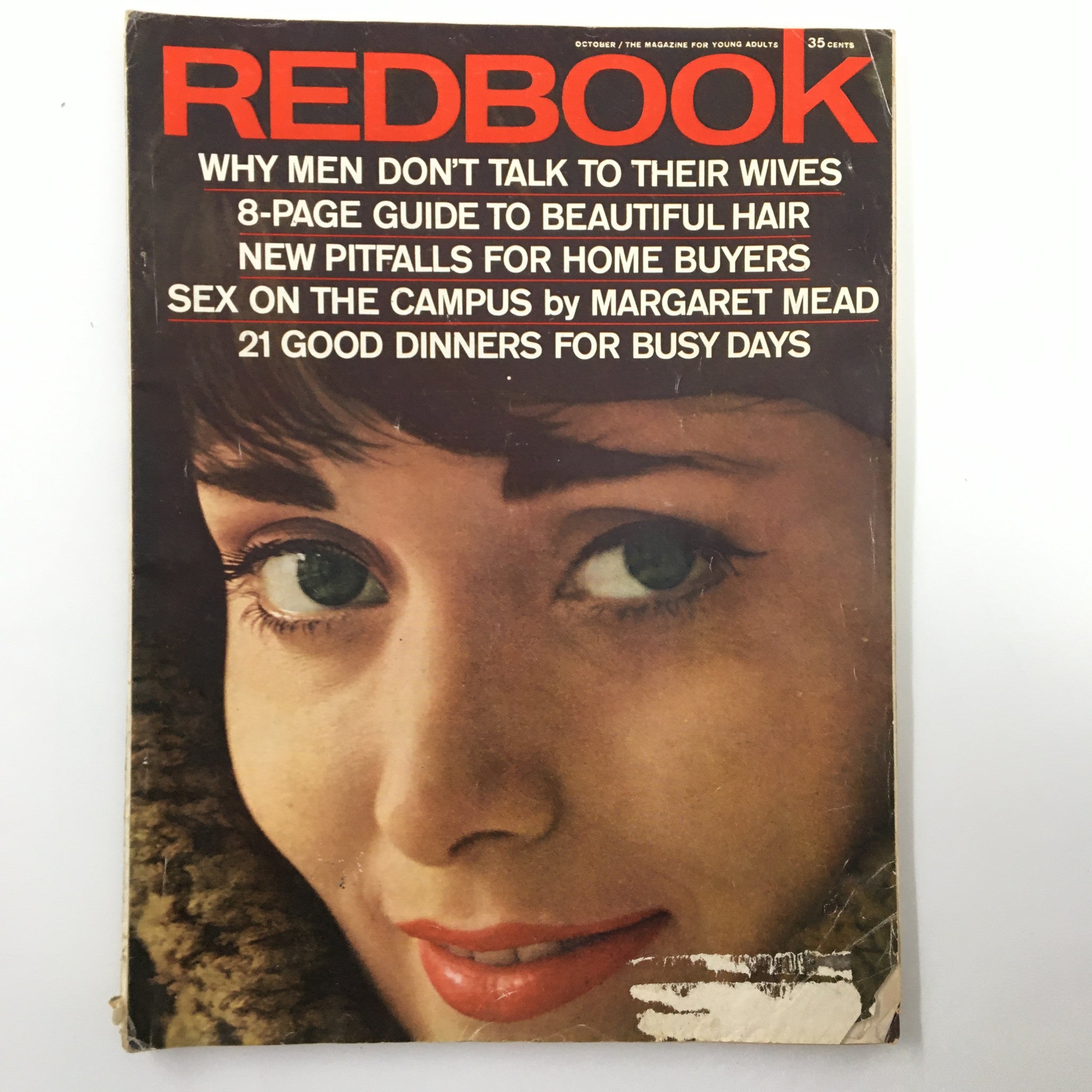 VTG Redbook Magazine October 1962 Why Men Don't Talk To Their Wives