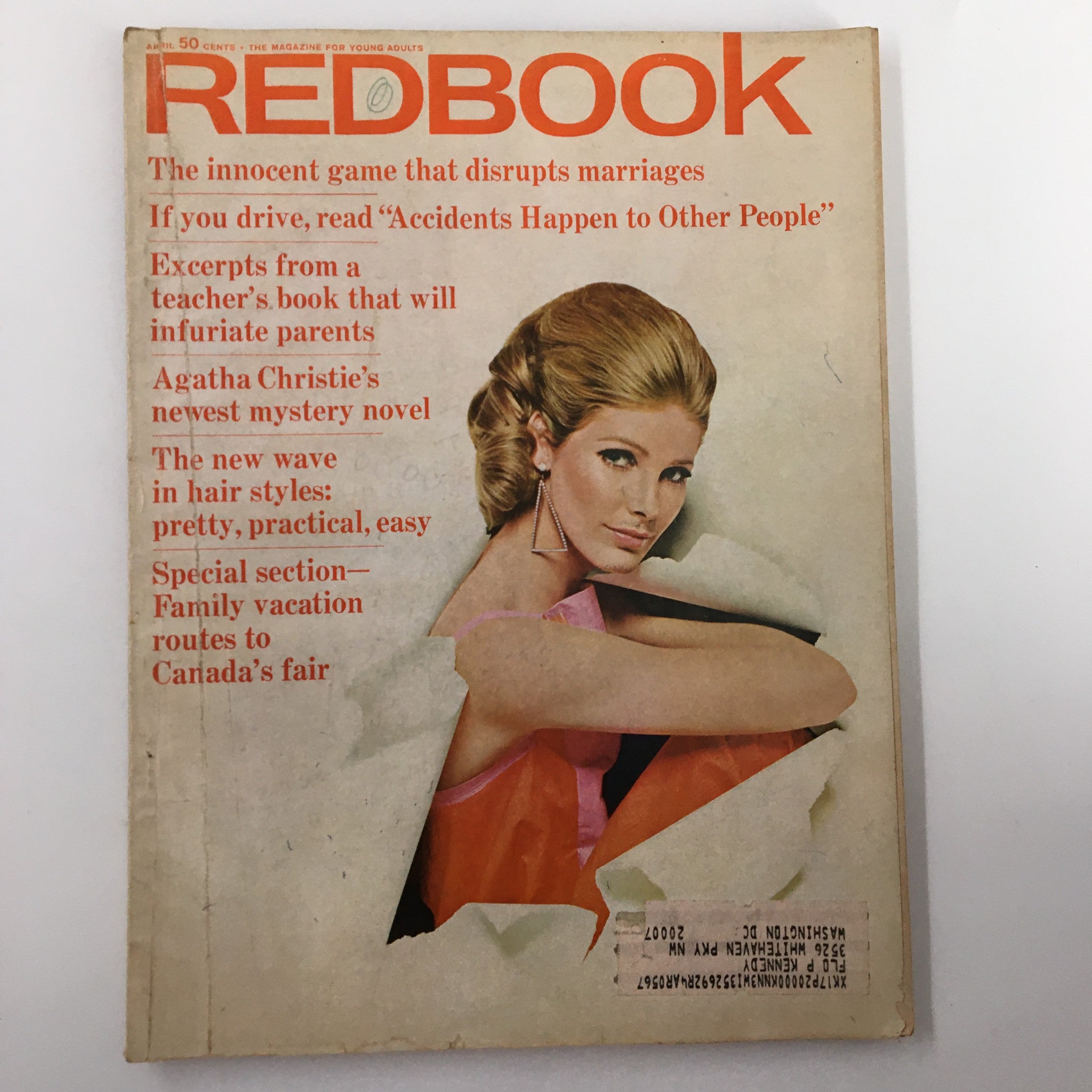 VTG Redbook Magazine April 1967 The Innocent Game That Disrupts Marriages