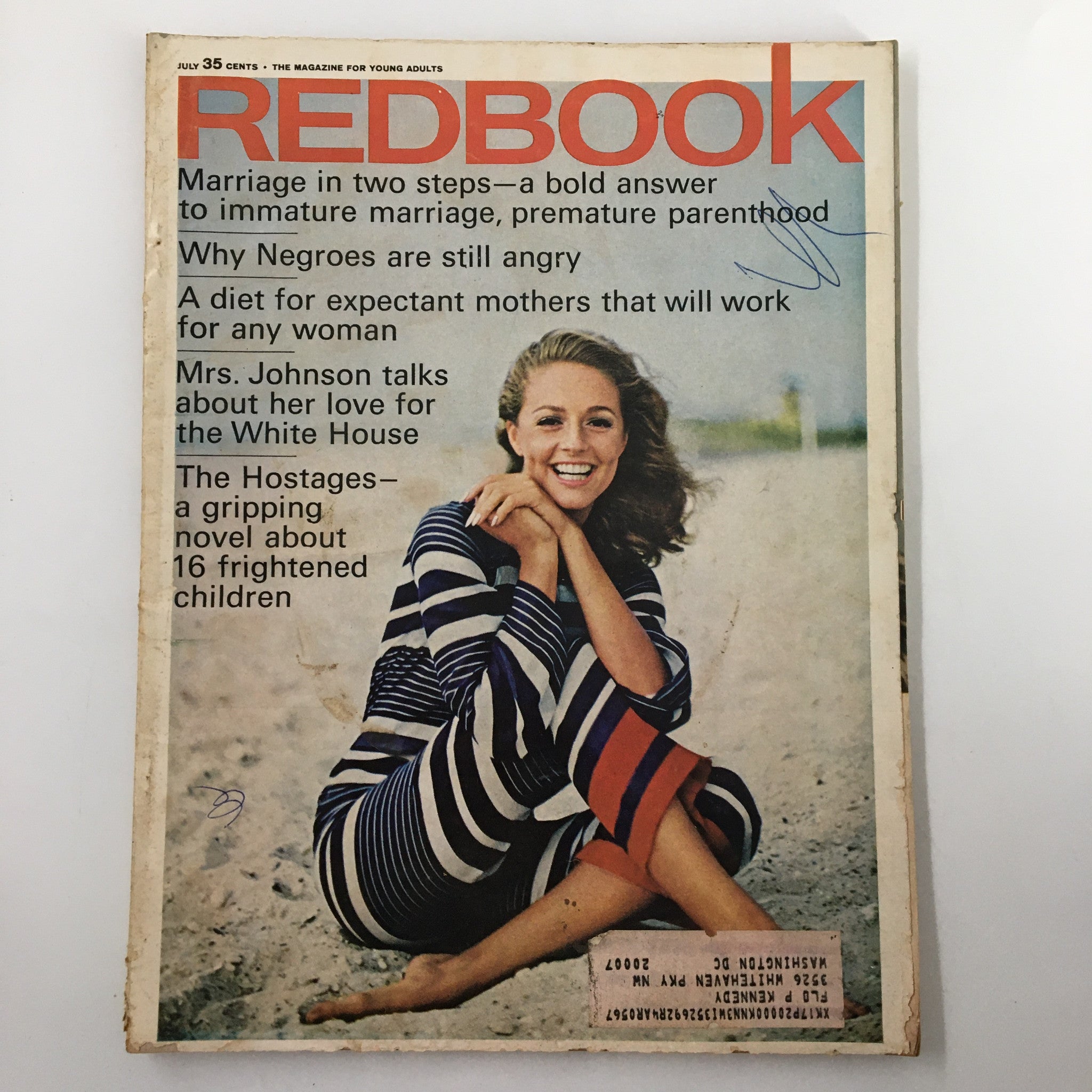 VTG Redbook Magazine July 1966 Marriage in Two Steps A Bold Answer