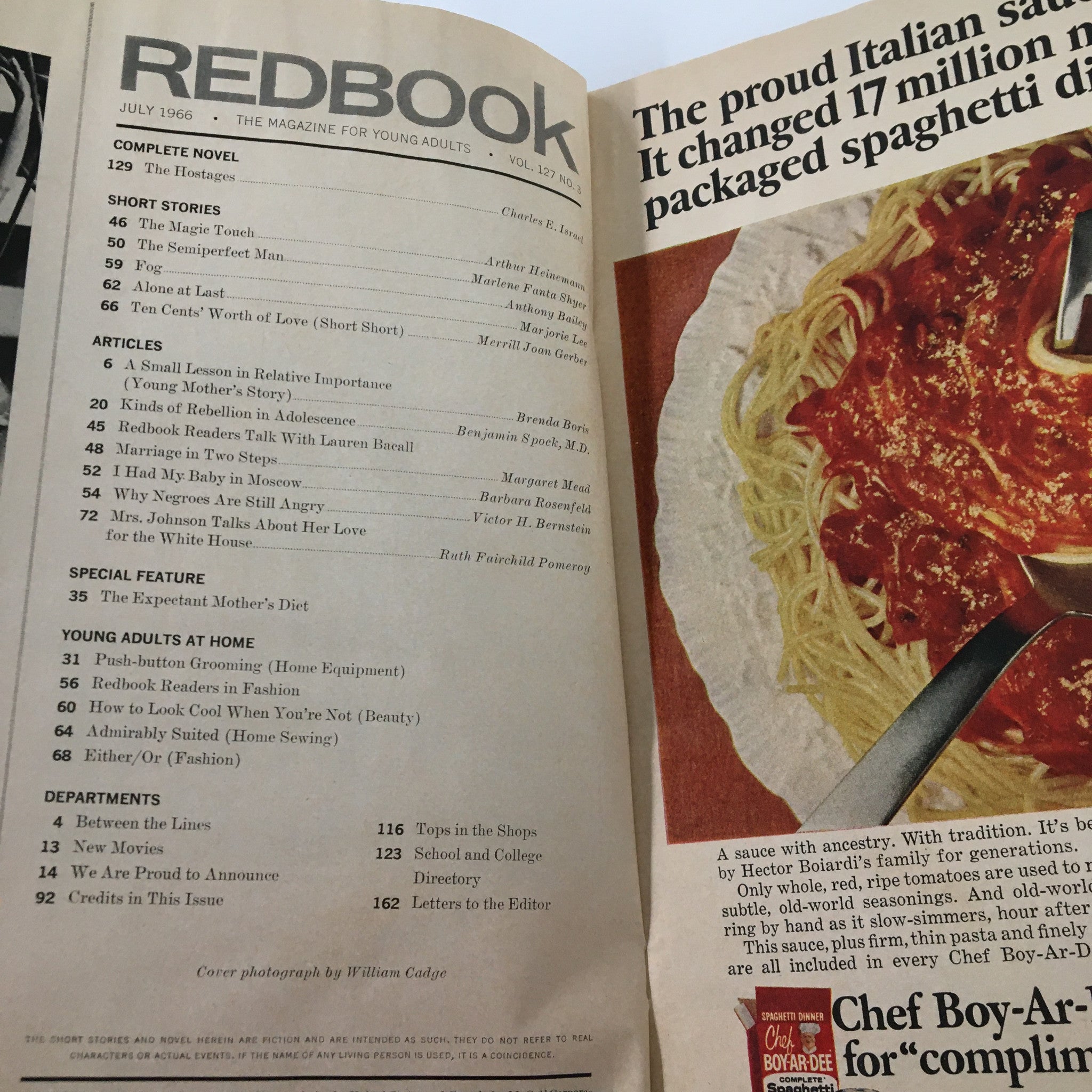 VTG Redbook Magazine July 1966 Marriage in Two Steps A Bold Answer