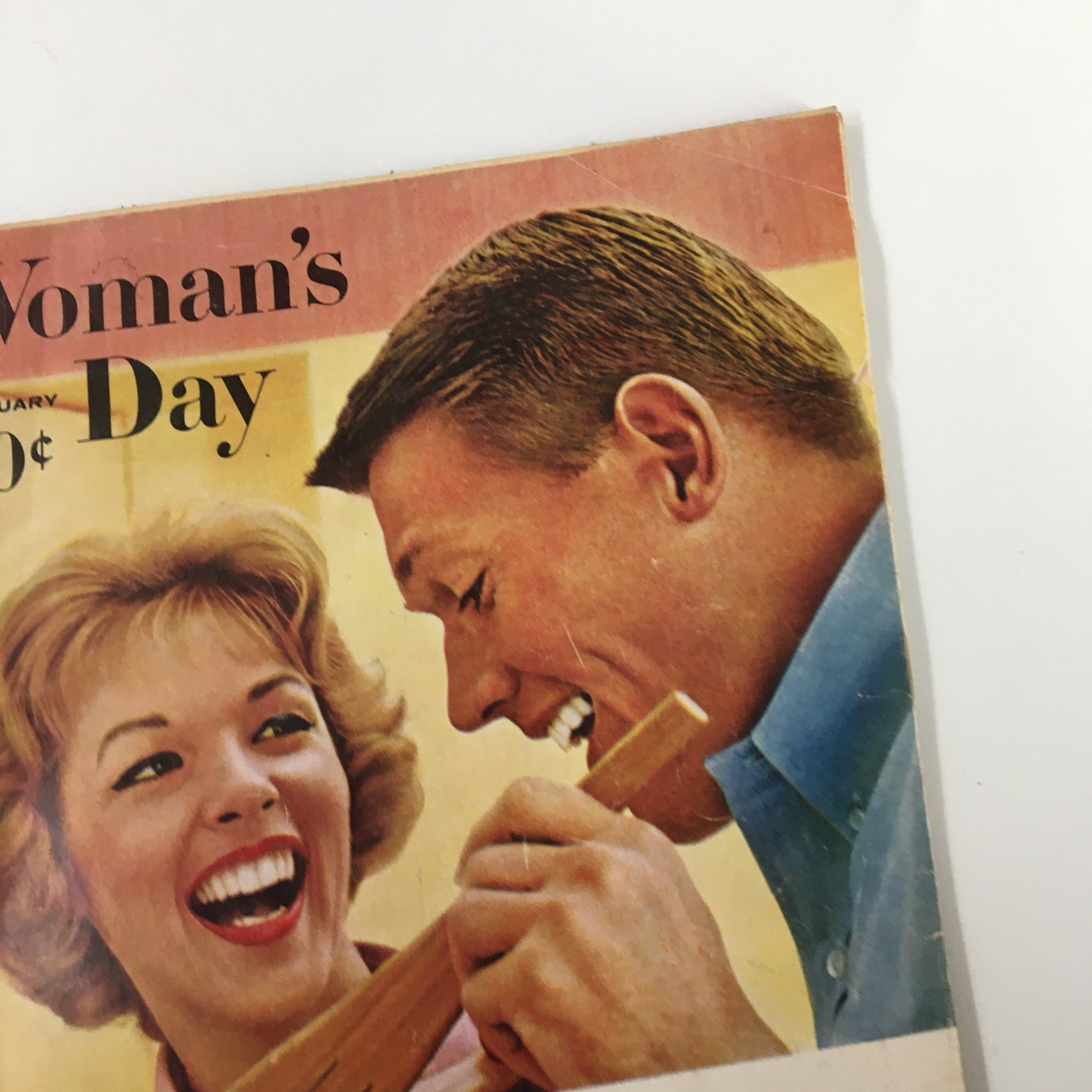 VTG Woman's Day Magazine February 1959 Small World The Silly Season No Label