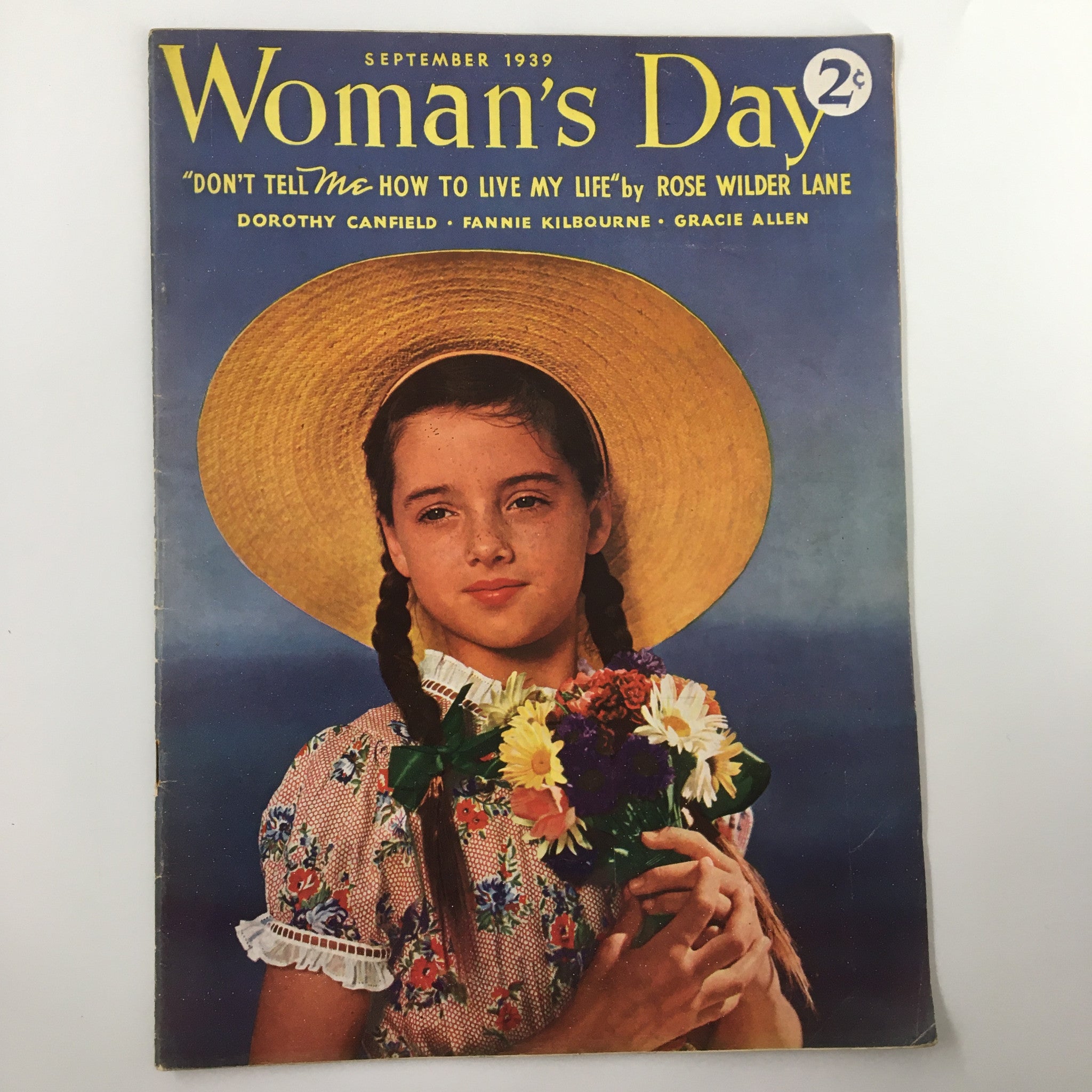 VTG Woman's Day Magazine September 1939 Don't Tell Me How Live My Life No Label