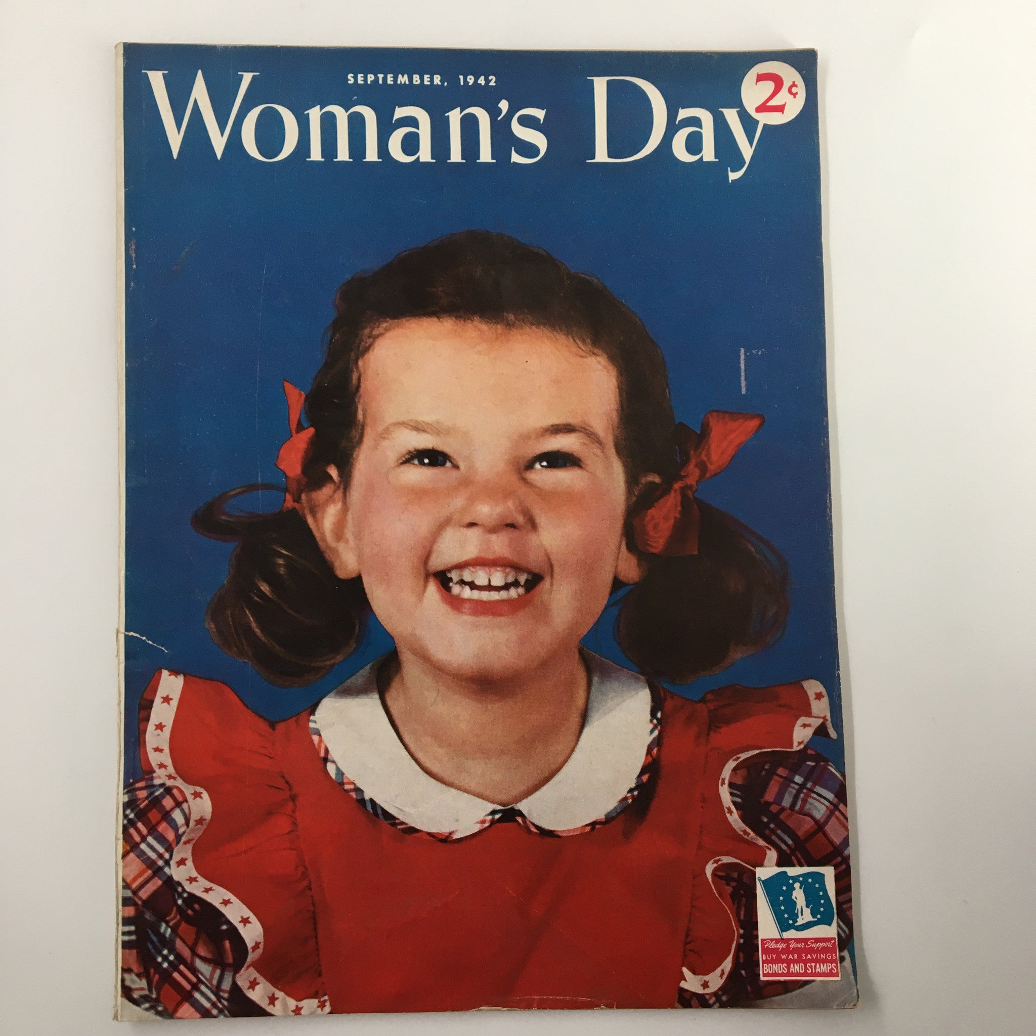 VTG Woman's Day Magazine September 1942 Hooray for the Boarder No Label