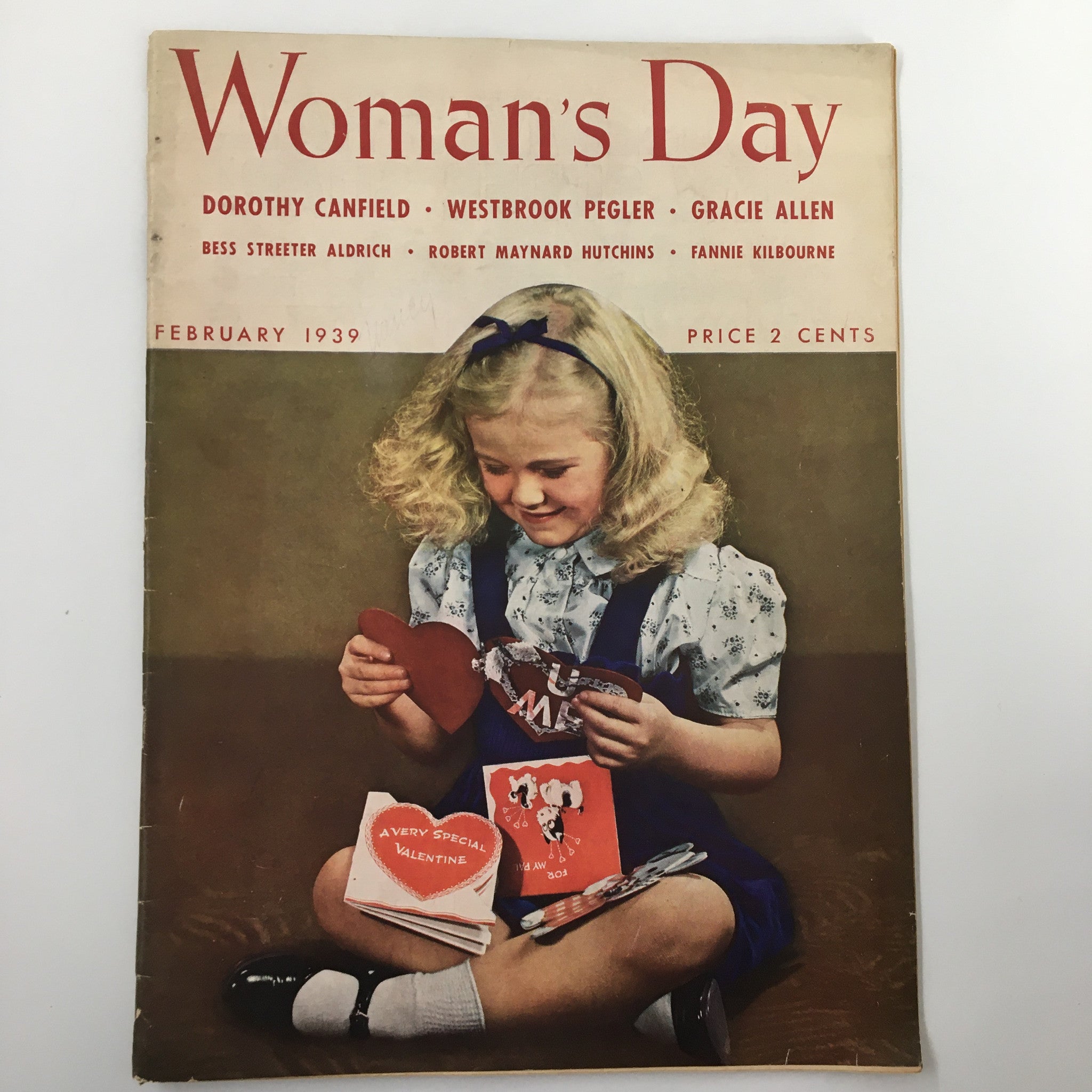 VTG Woman's Day Magazine February 1939 Just Between Neighbors No Label