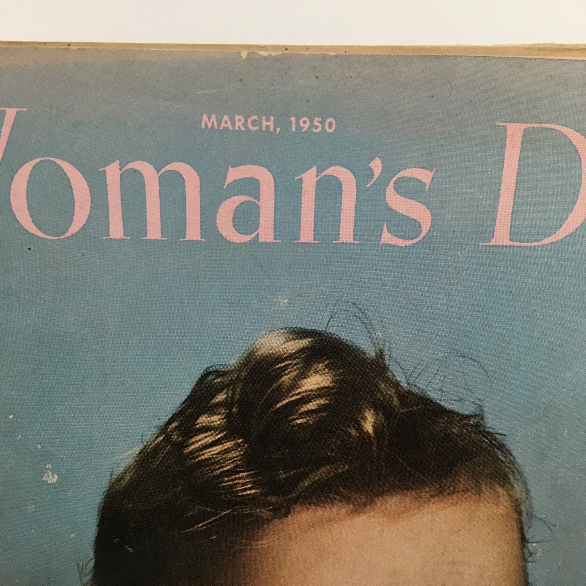 VTG Woman's Day Magazine March 1950 Just Don't Show You're Afraid No Label