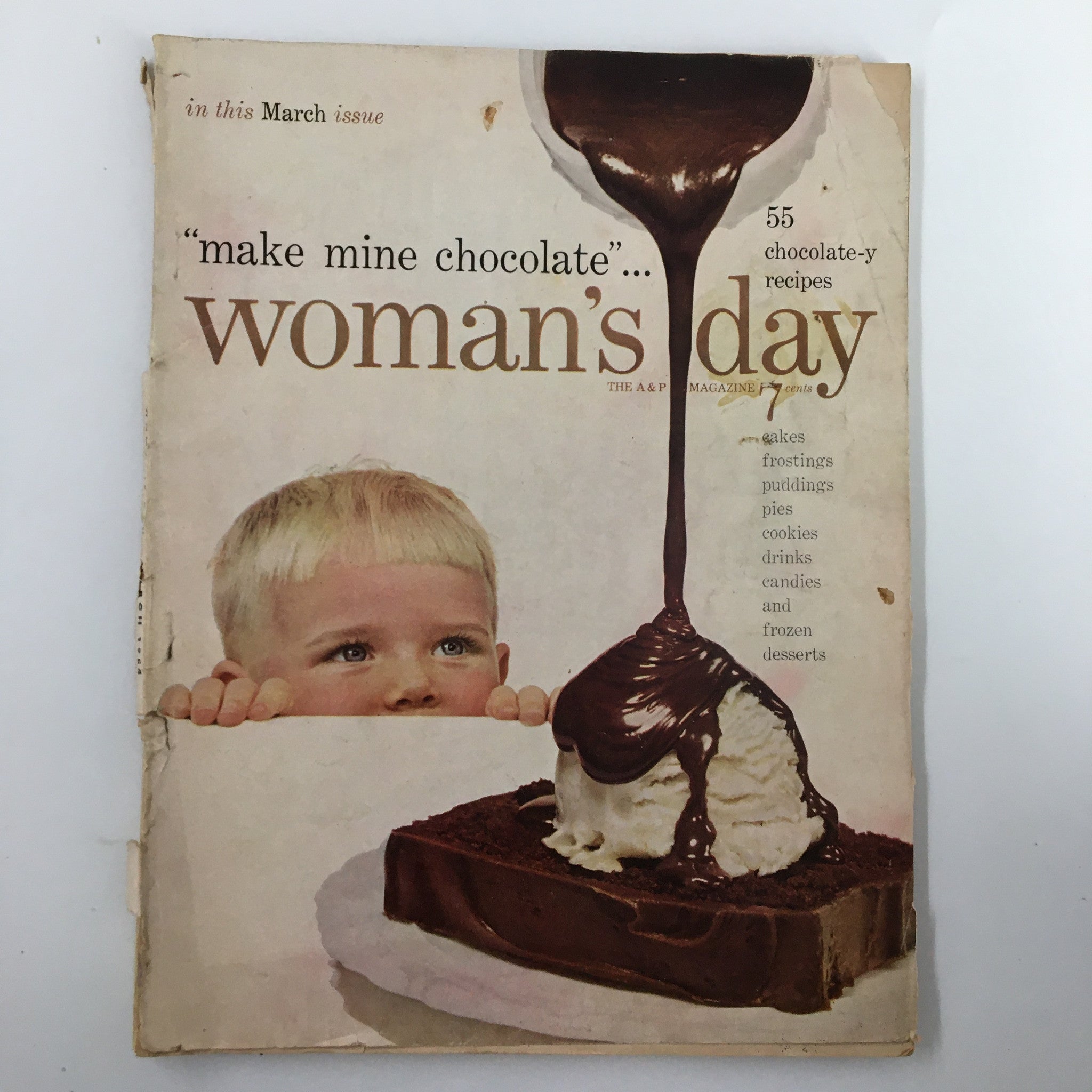 VTG Woman's Day Magazine March 1954 A Job That Meant A Big Advance No Label