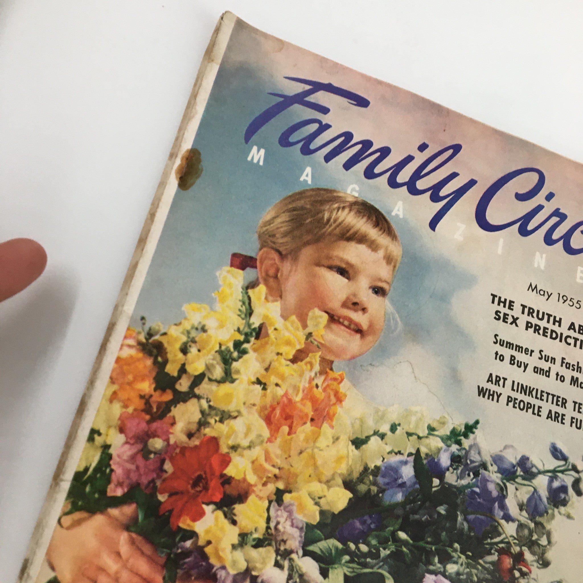 VTG Family Circle Magazine May 1955 Economy Patters for Summer No Label