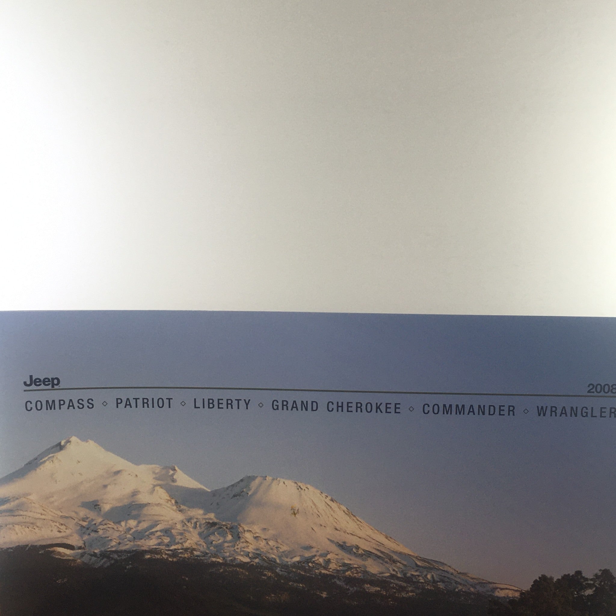 2008 Jeep Compass Patriot Liberty Wrangler Dealership Car Auto Brochure Catalog