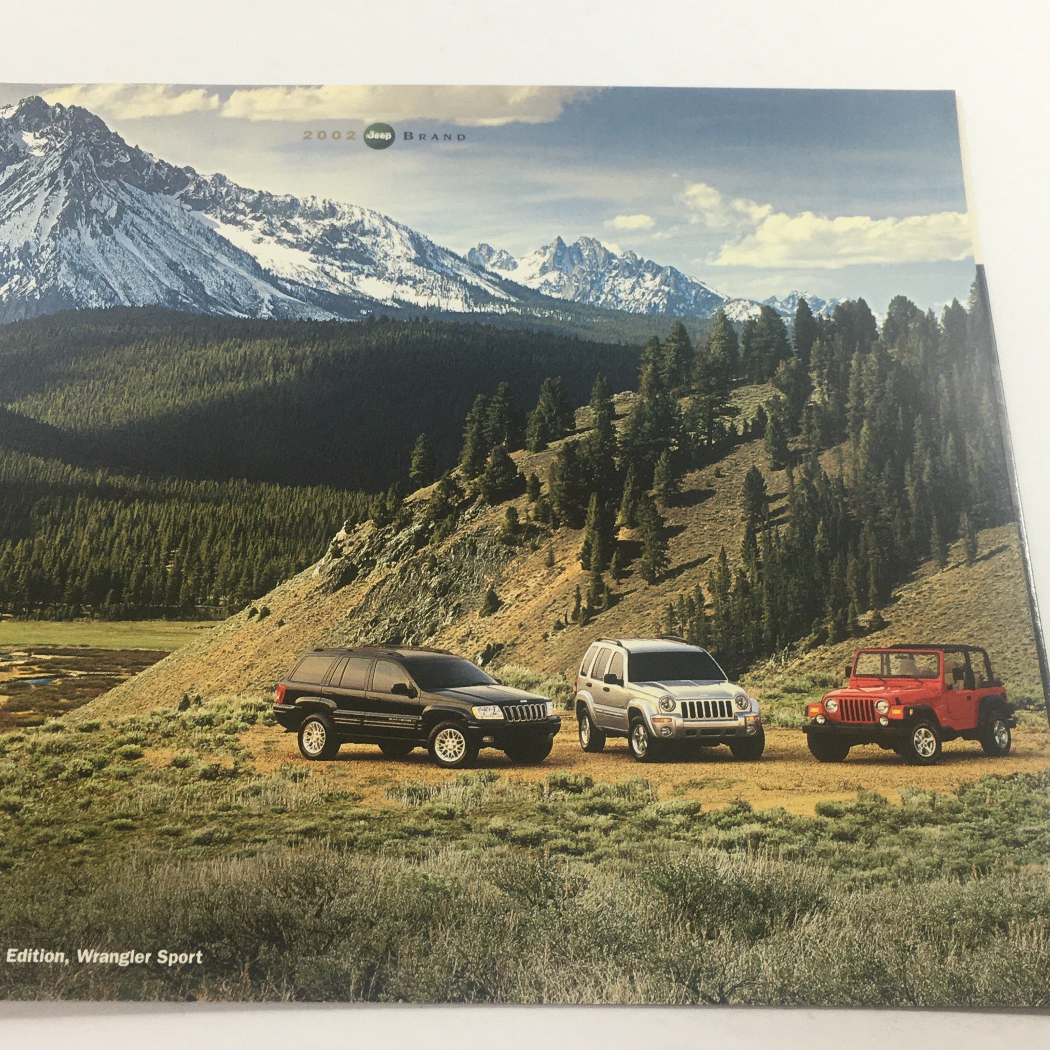 2002 Jeep Wrangler Sport Edition Dealership Car Auto Brochure Catalog