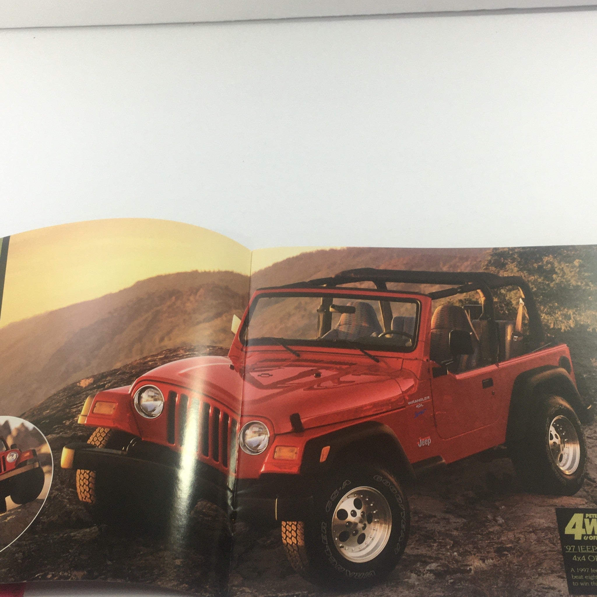 1997 Jeep 4-Wheel Drive Dealership Car Auto Brochure Catalog