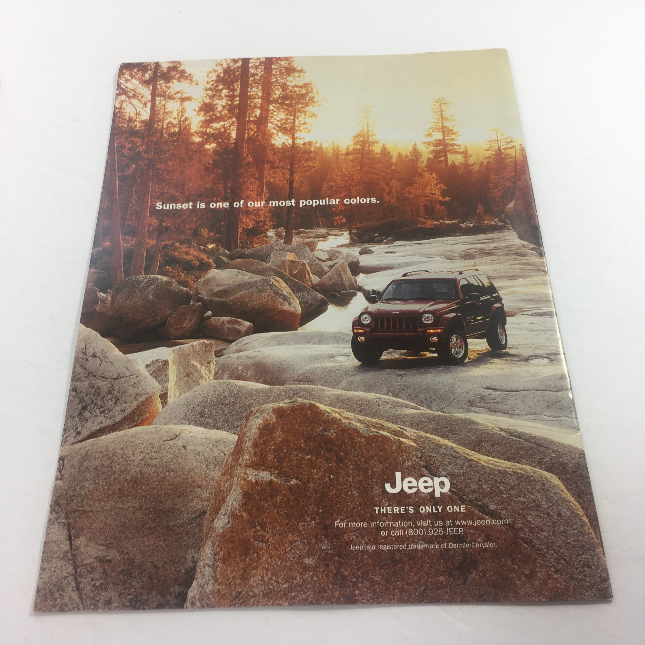 2002 Jeep Liberty 4-Wheel & Off-Road Dealership Car Auto Brochure Catalog