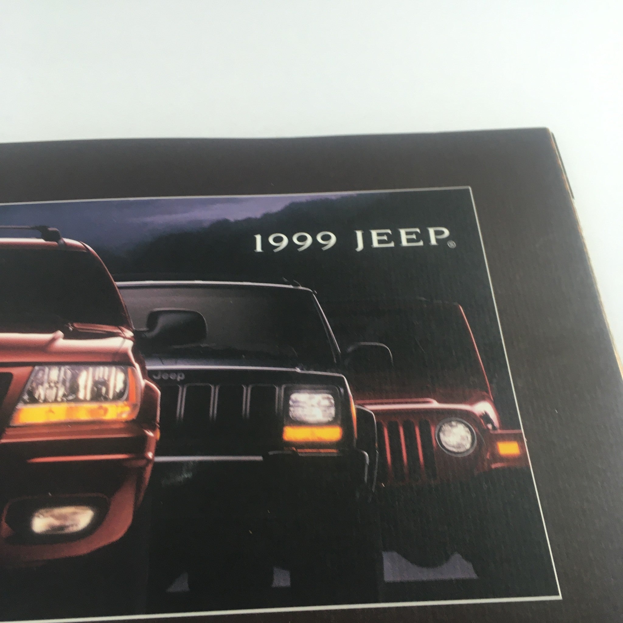 1999 Jeep Cherokee, Grand Cherokee Wrangler Dealership Car Auto Brochure Catalog