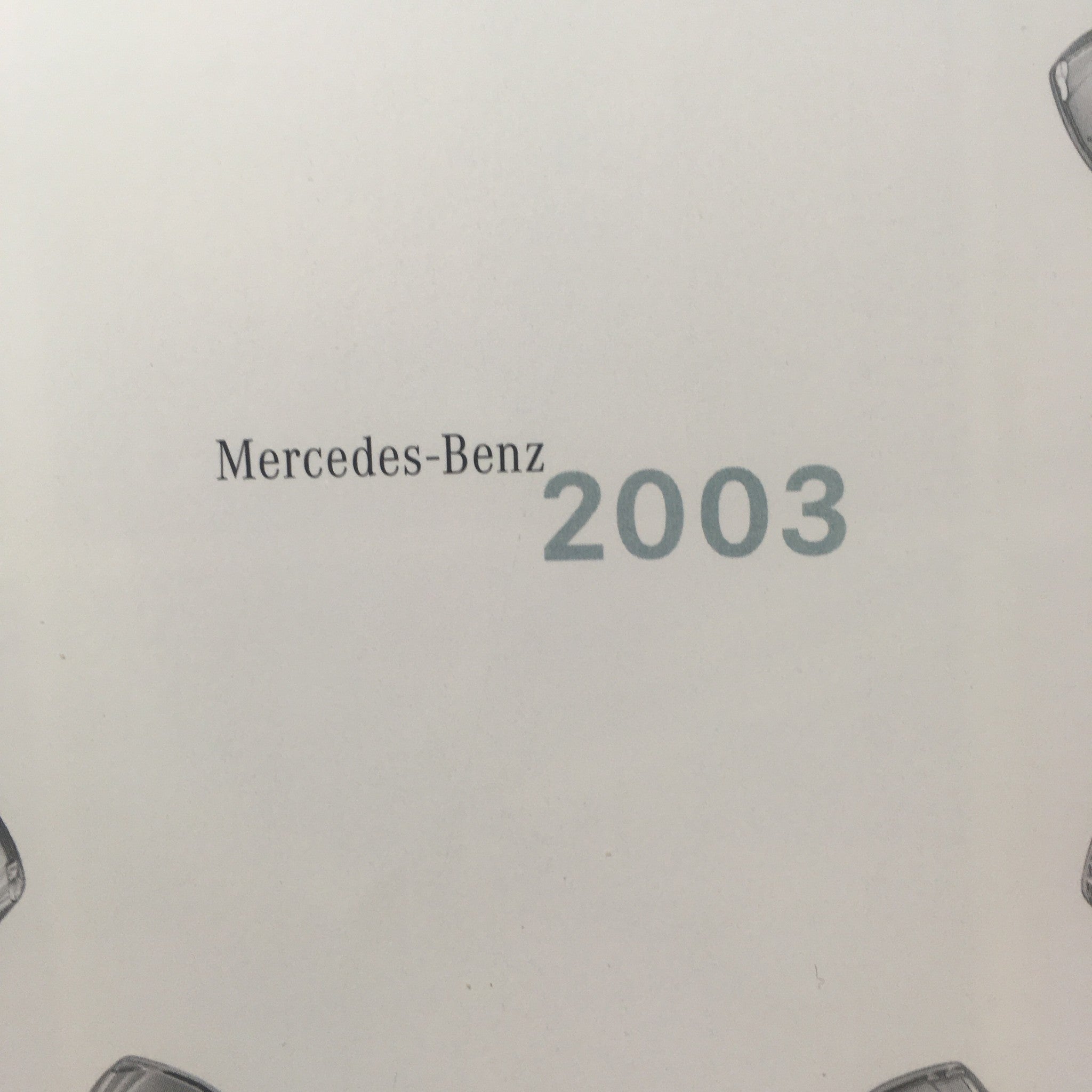 2003 Mercedes-Benz C-Class, SLK-Class Dealership Car Auto Brochure Catalog