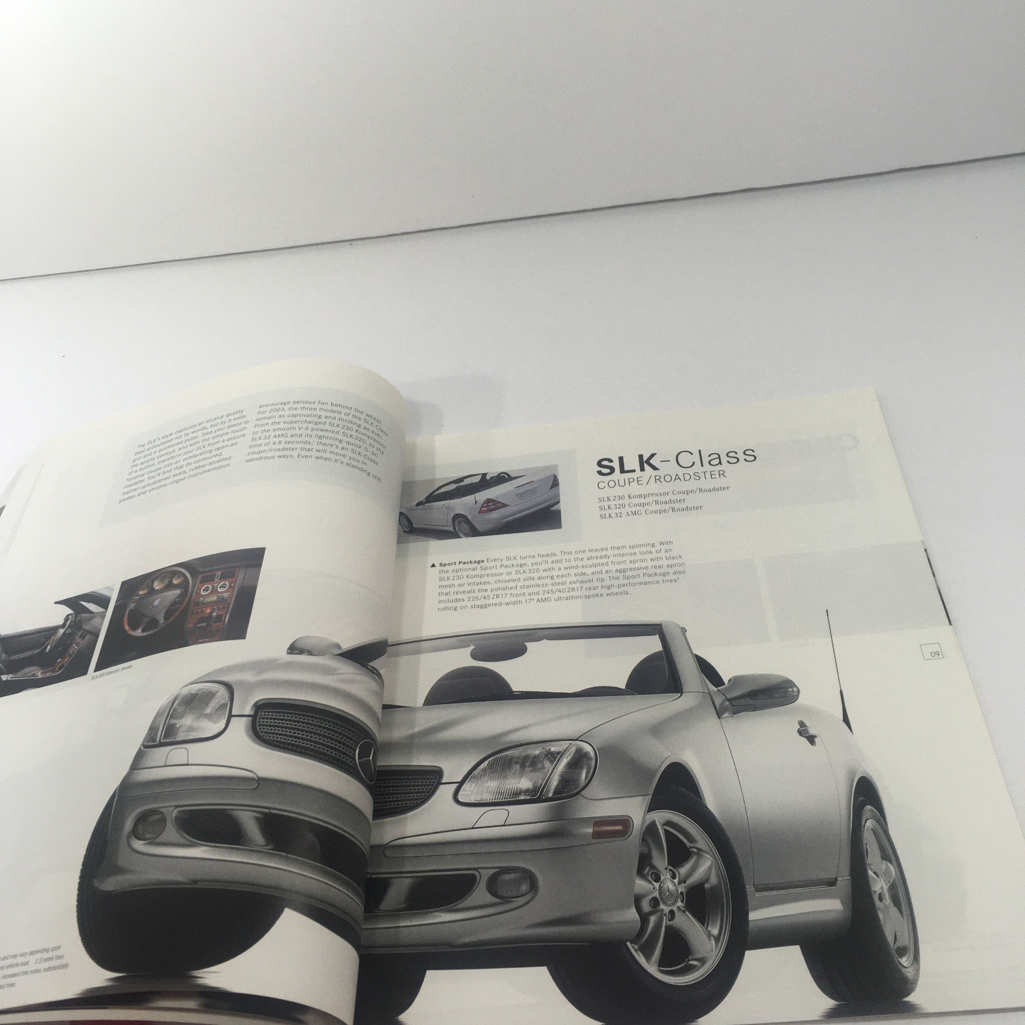 2003 Mercedes-Benz C-Class, SLK-Class Dealership Car Auto Brochure Catalog