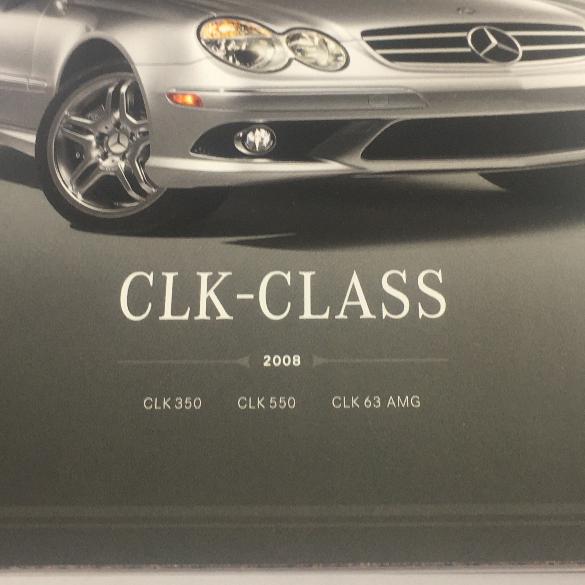 2008 Mercedes-Benz CLK-Class 350-550-63-AMG Dealership Car Auto Brochure Catalog