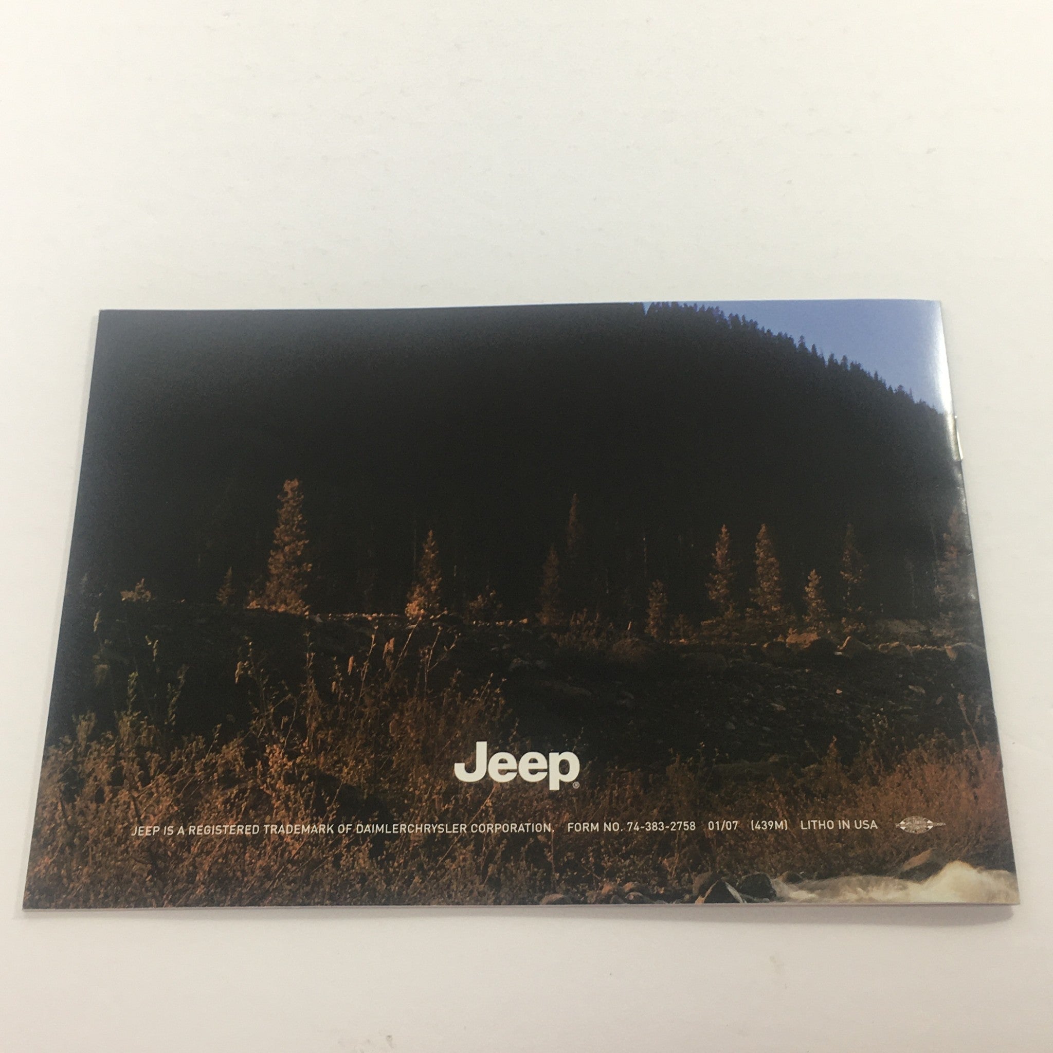 2007 Jeep Compass-Patriot-Liberty-Wrangler  Dealership Car Auto Brochure Catalog