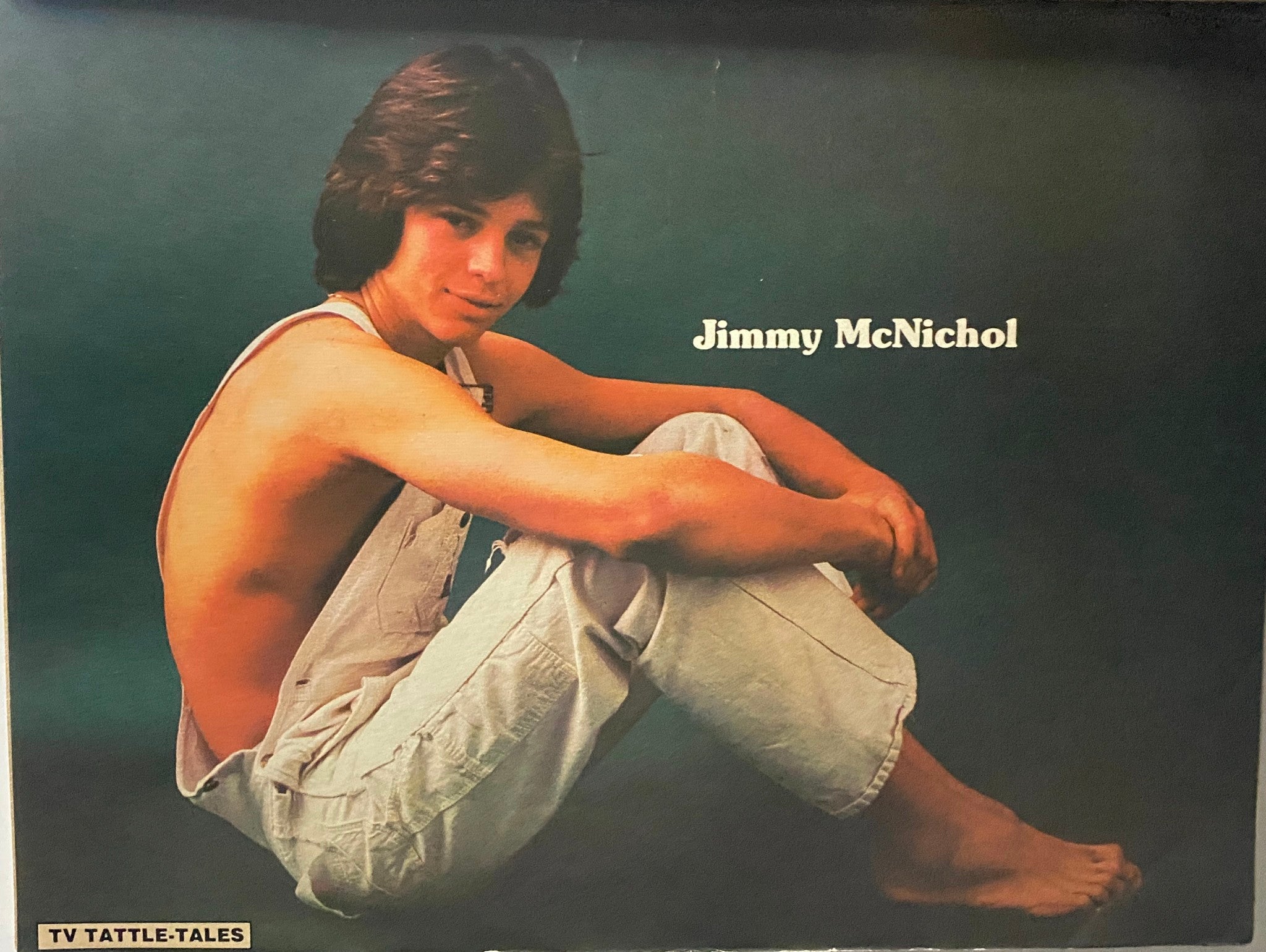 Full-page photo of Jimmy McNichol from the Summer 1980 issue of 16 Magazine TV Tattle-Tales, showcasing his classic 1980s style.
