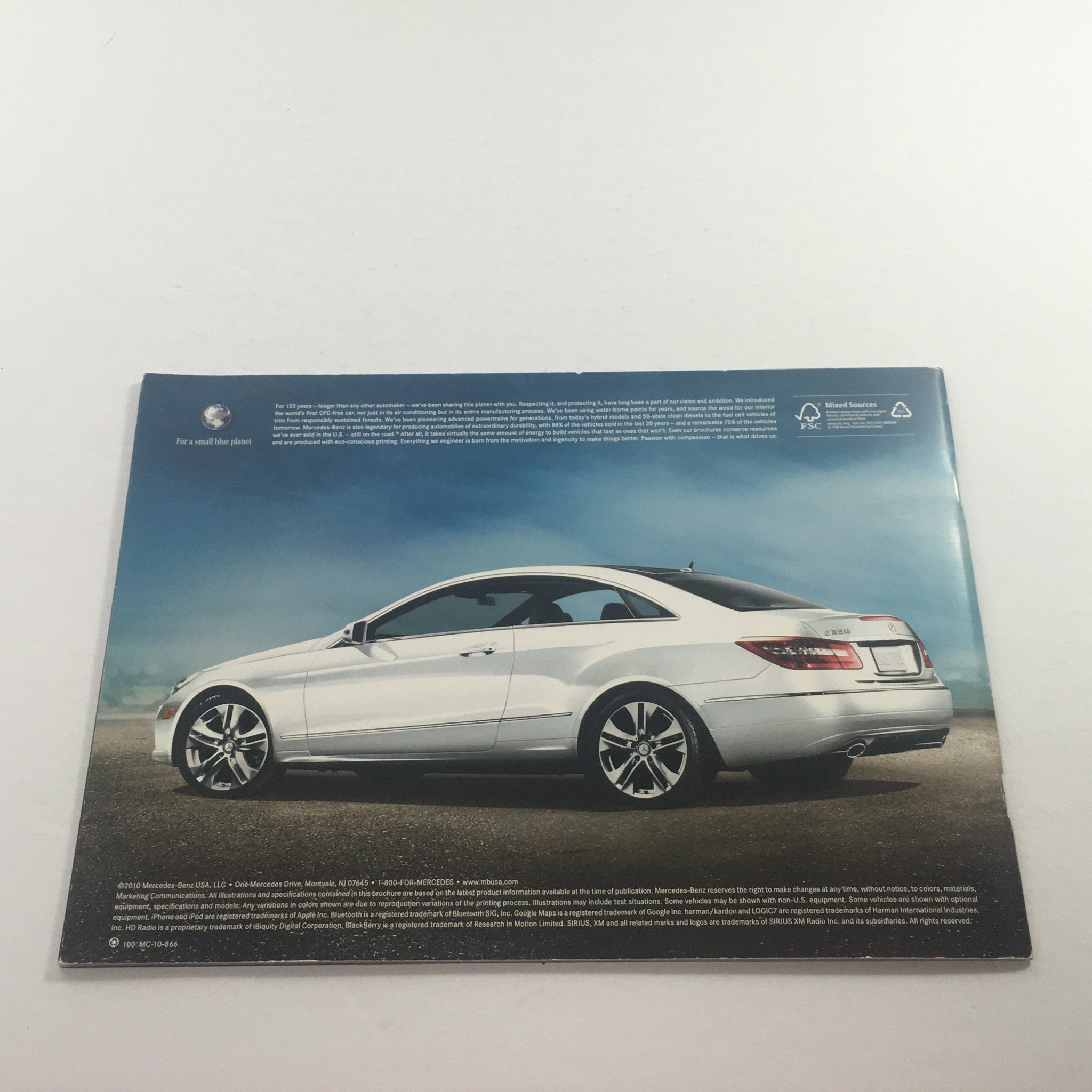 2011 Mercedes-Benz E-Class Coupe-Cabriolet Dealership Car Auto Brochure Catalog