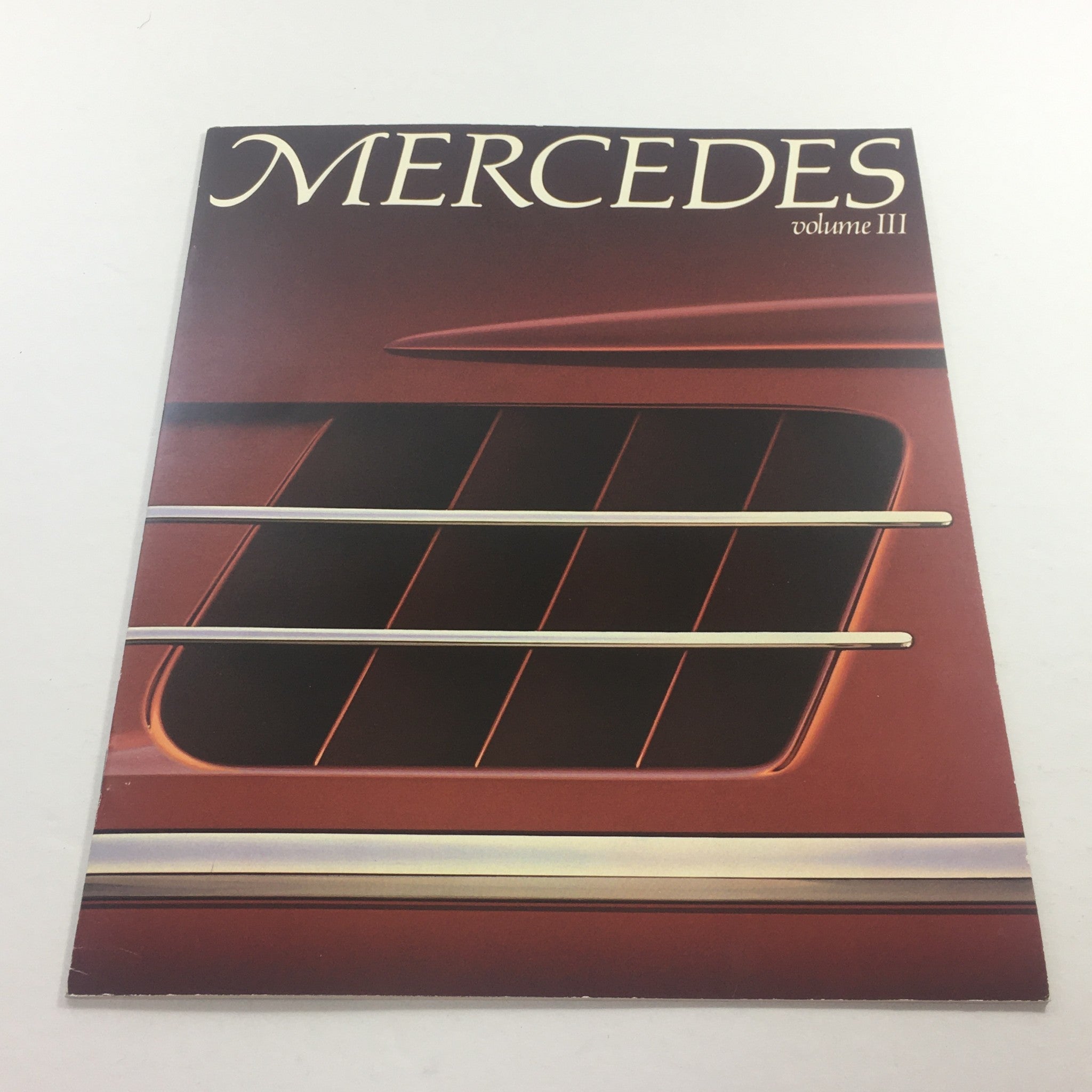 1981 Mercedes Volume III 300SL Gullwing Dealership Car Auto Brochure Catalog