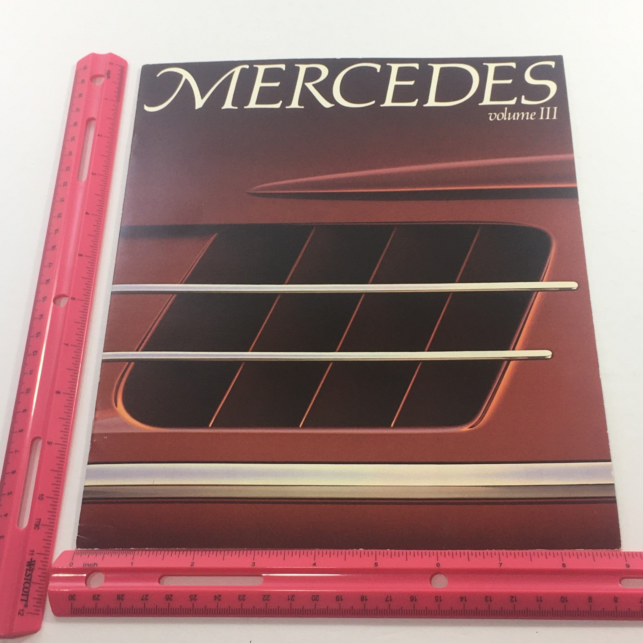 1981 Mercedes Volume III 300SL Gullwing Dealership Car Auto Brochure Catalog