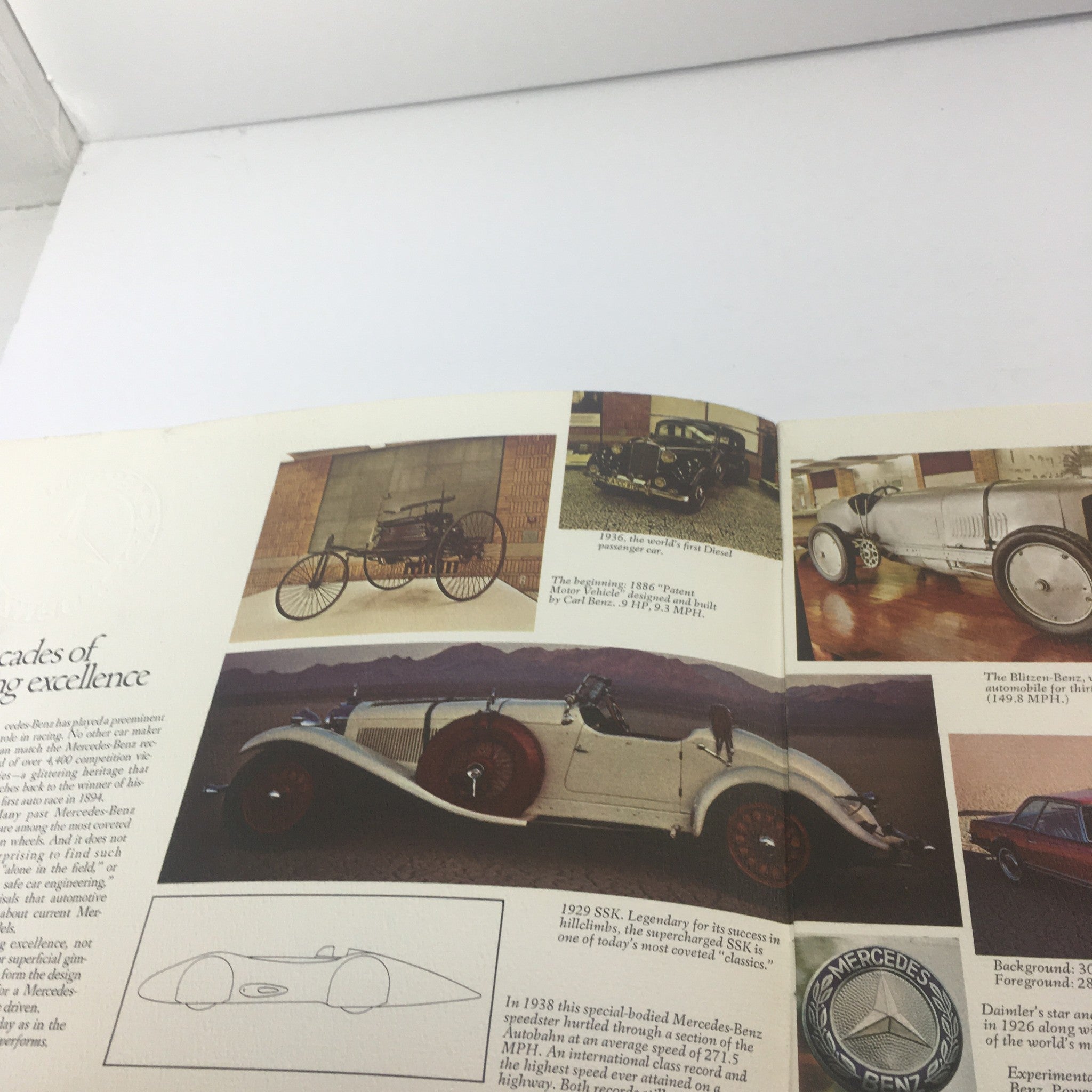 1954 Mercedes-Benz 300-SL Fuel Injection Dealership Car Auto Brochure Catalog