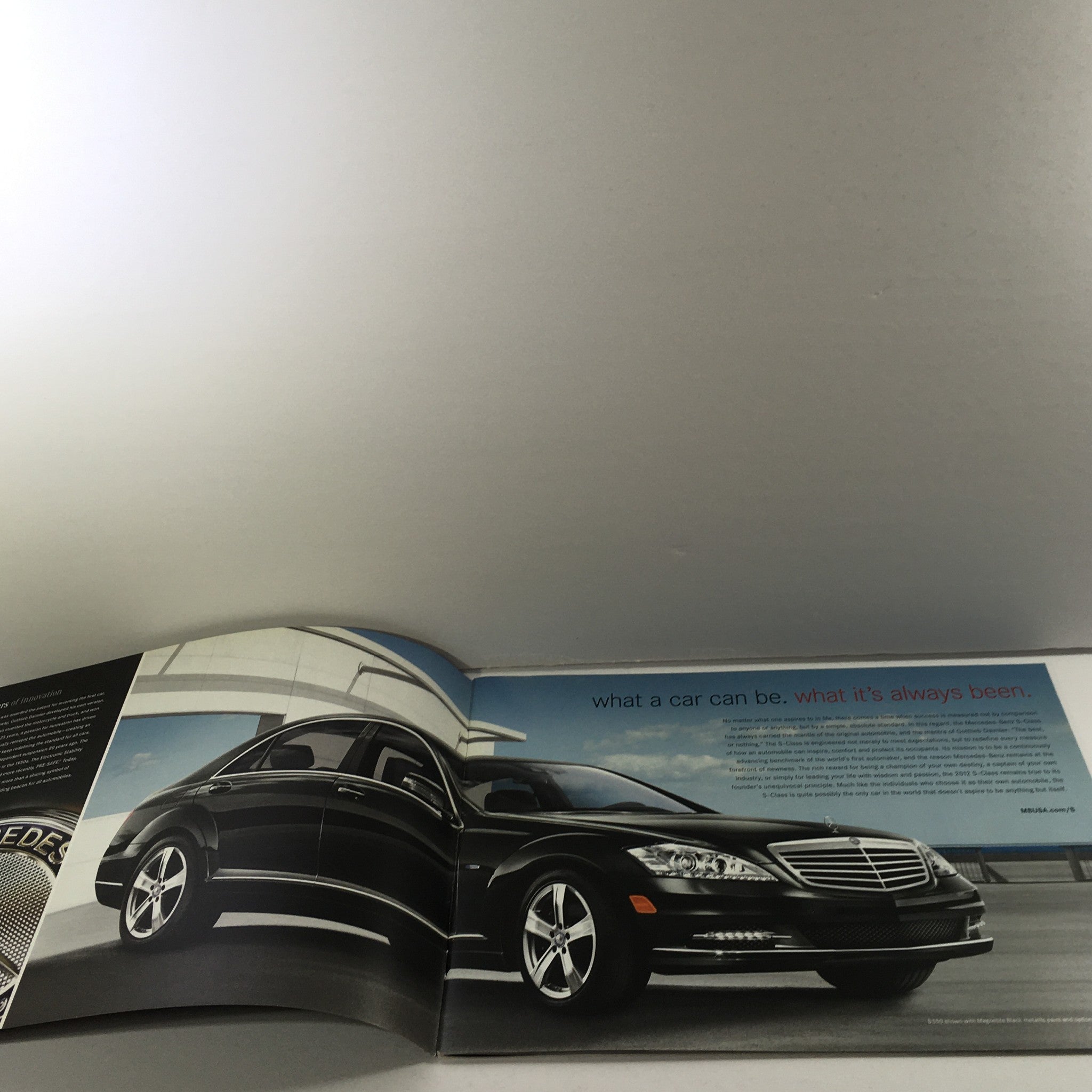 2012 Mercedes-Benz S-Class Dealership Car Auto Brochure Catalog