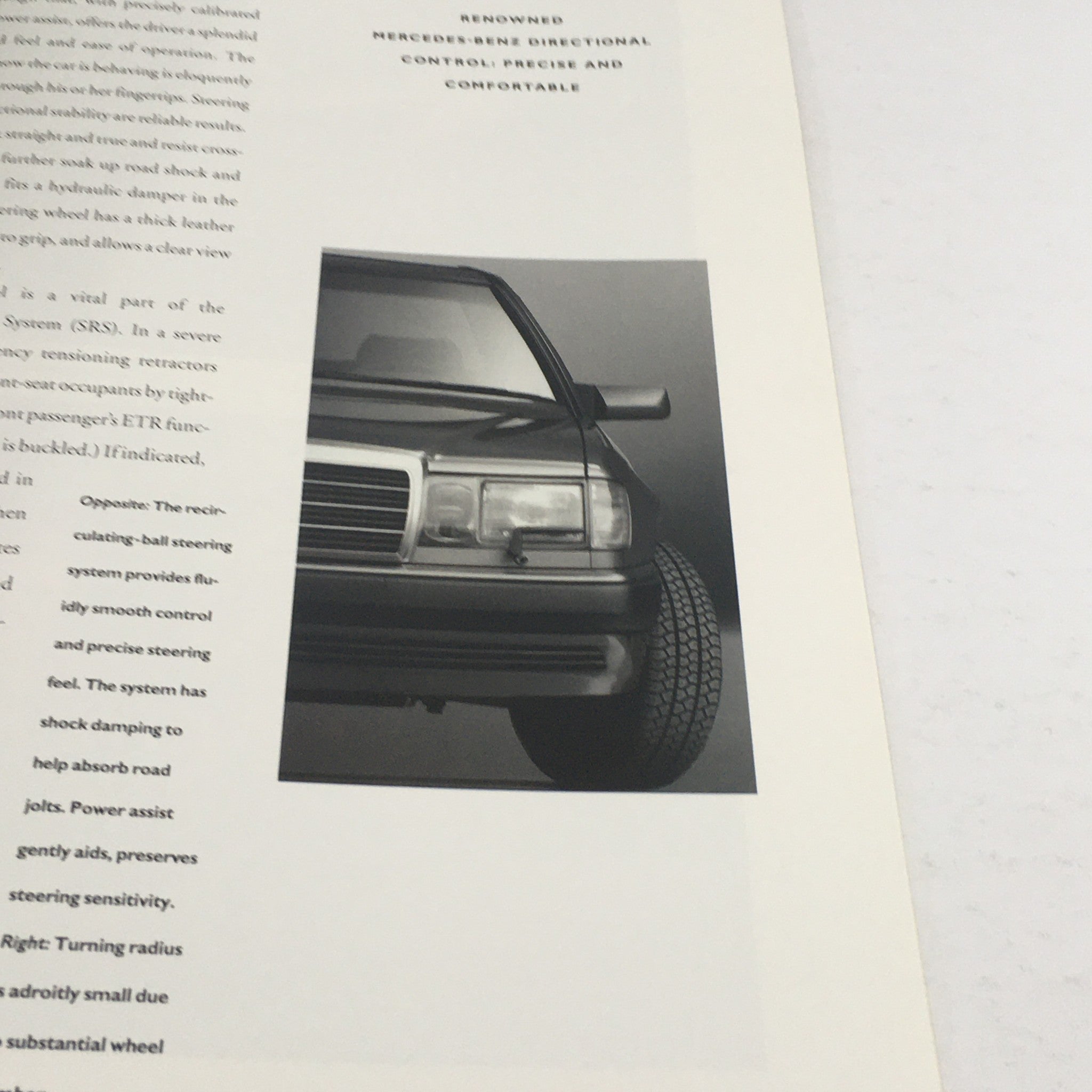 1992 Mercedes-Benz 300-Class Dealership Car Auto Brochure Catalog