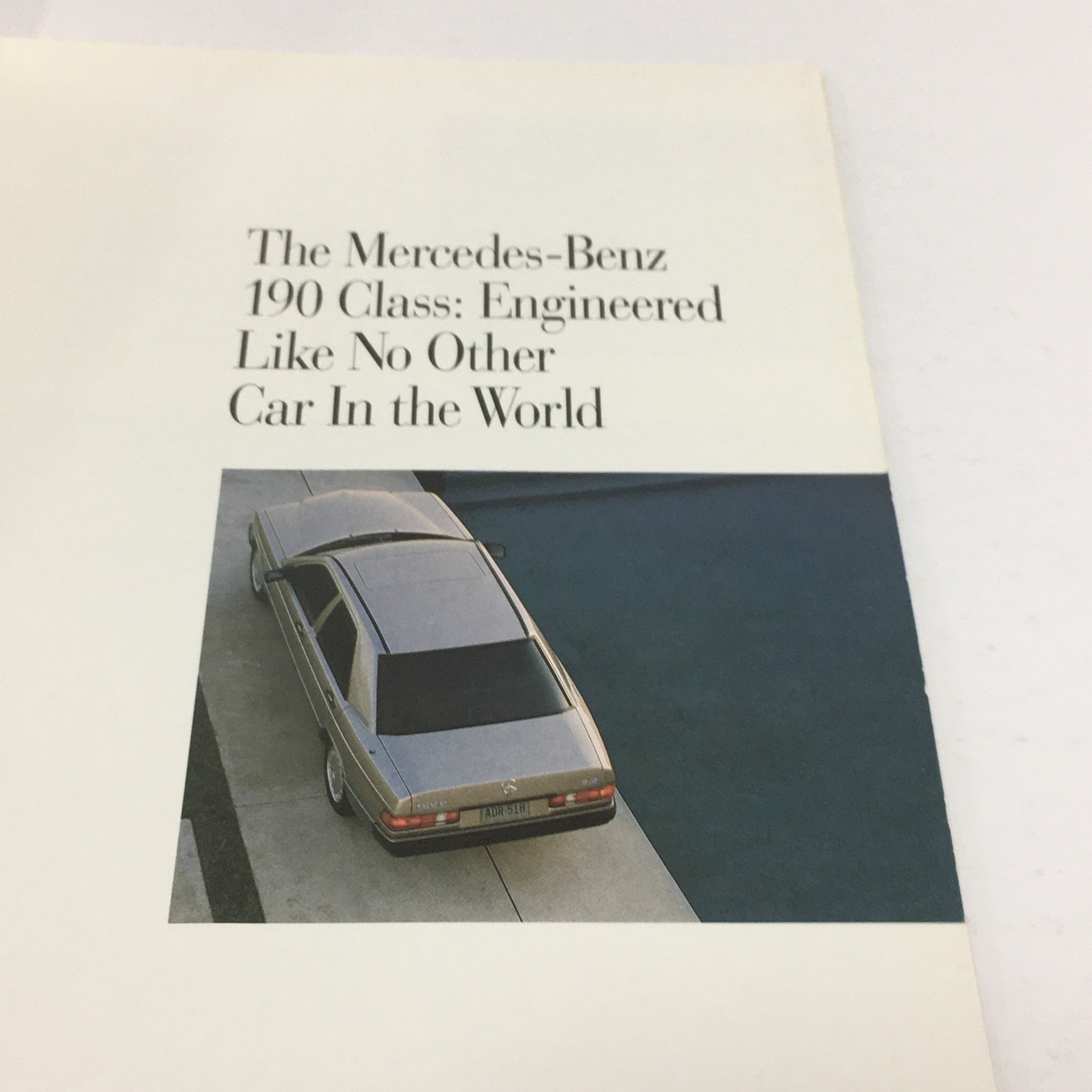 1990 Mercedes-Benz 190-Class Dealership Car Auto Brochure Catalog