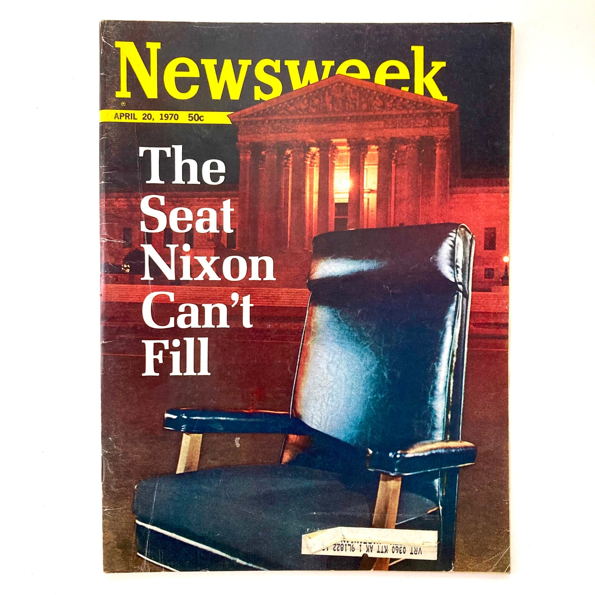 VTG Newsweek Magazine April 20 1970 The Seat Richard Nixon Can't Fill